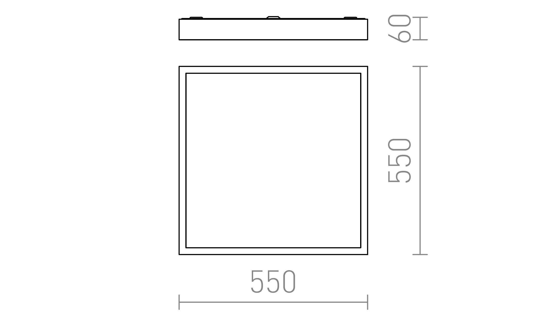 STRUCTURAL PŘISAZENÁ 55X55 - Schéma produktu