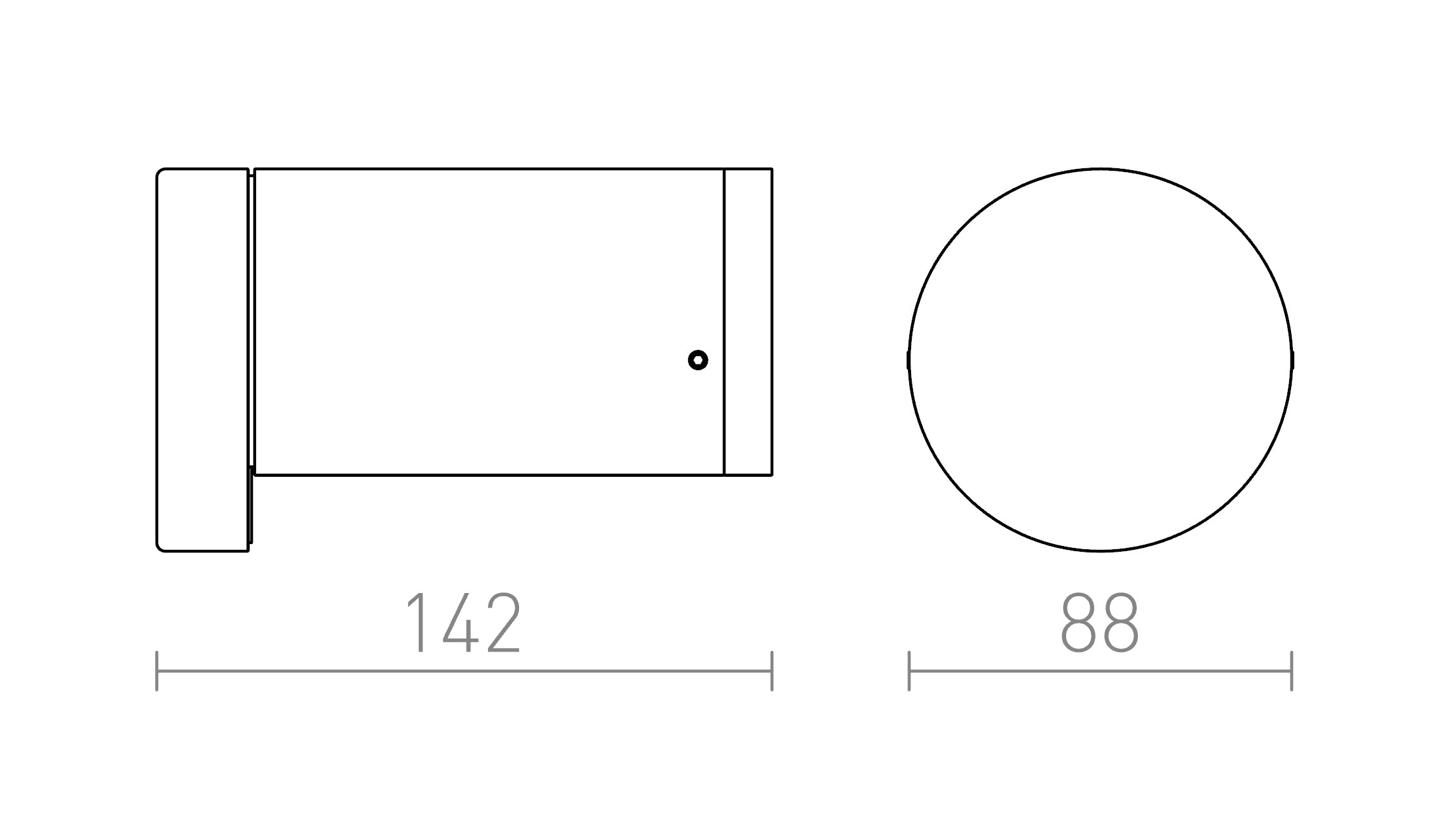 SONET na parede lâmpada - Product sketch