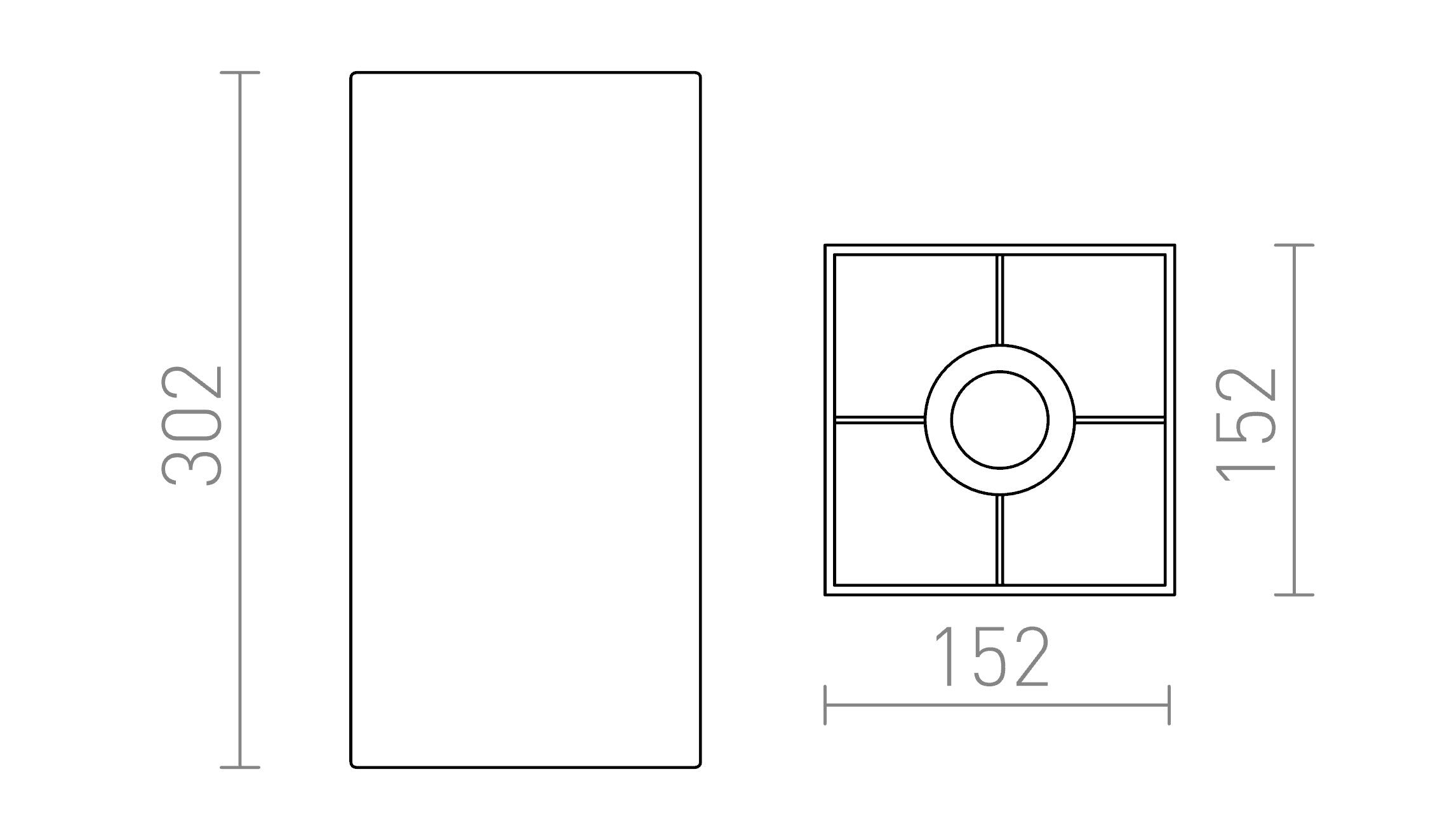 TEMPO 15/30 abajur - Product sketch