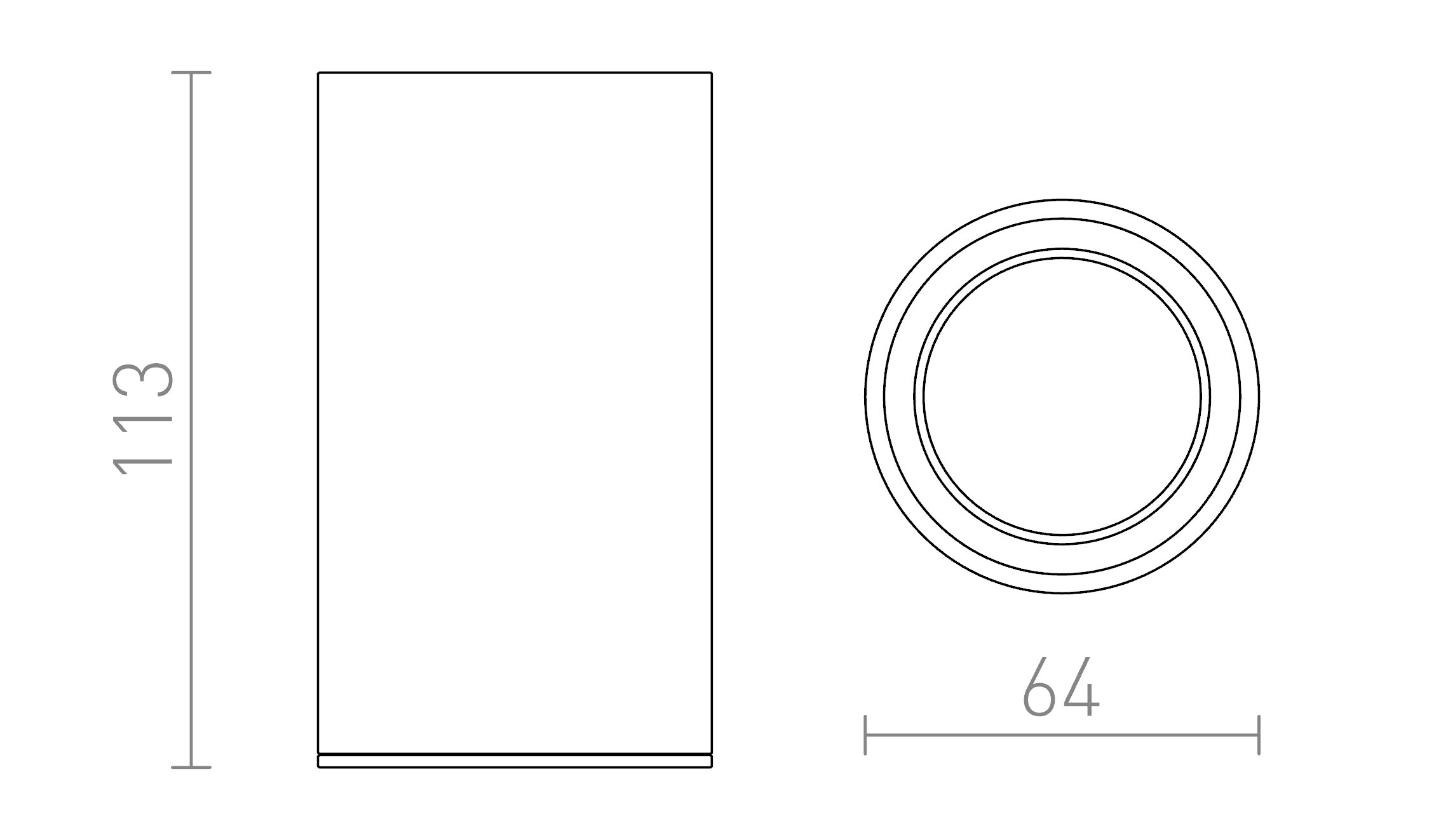 MOMA plafondlamp lamp - Product sketch