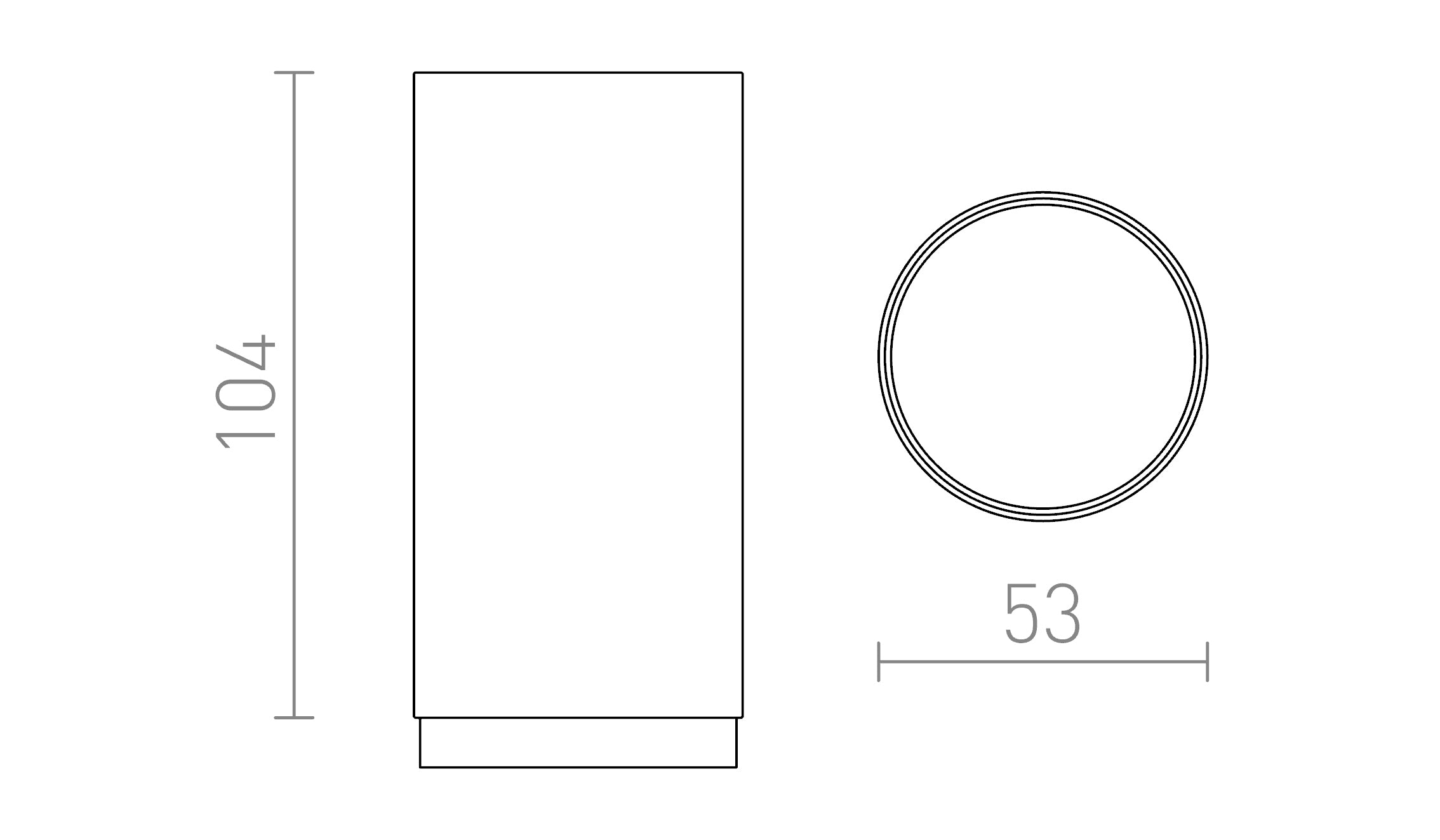 BOGARD przedłużenie do lampy wiszącej - Product sketch