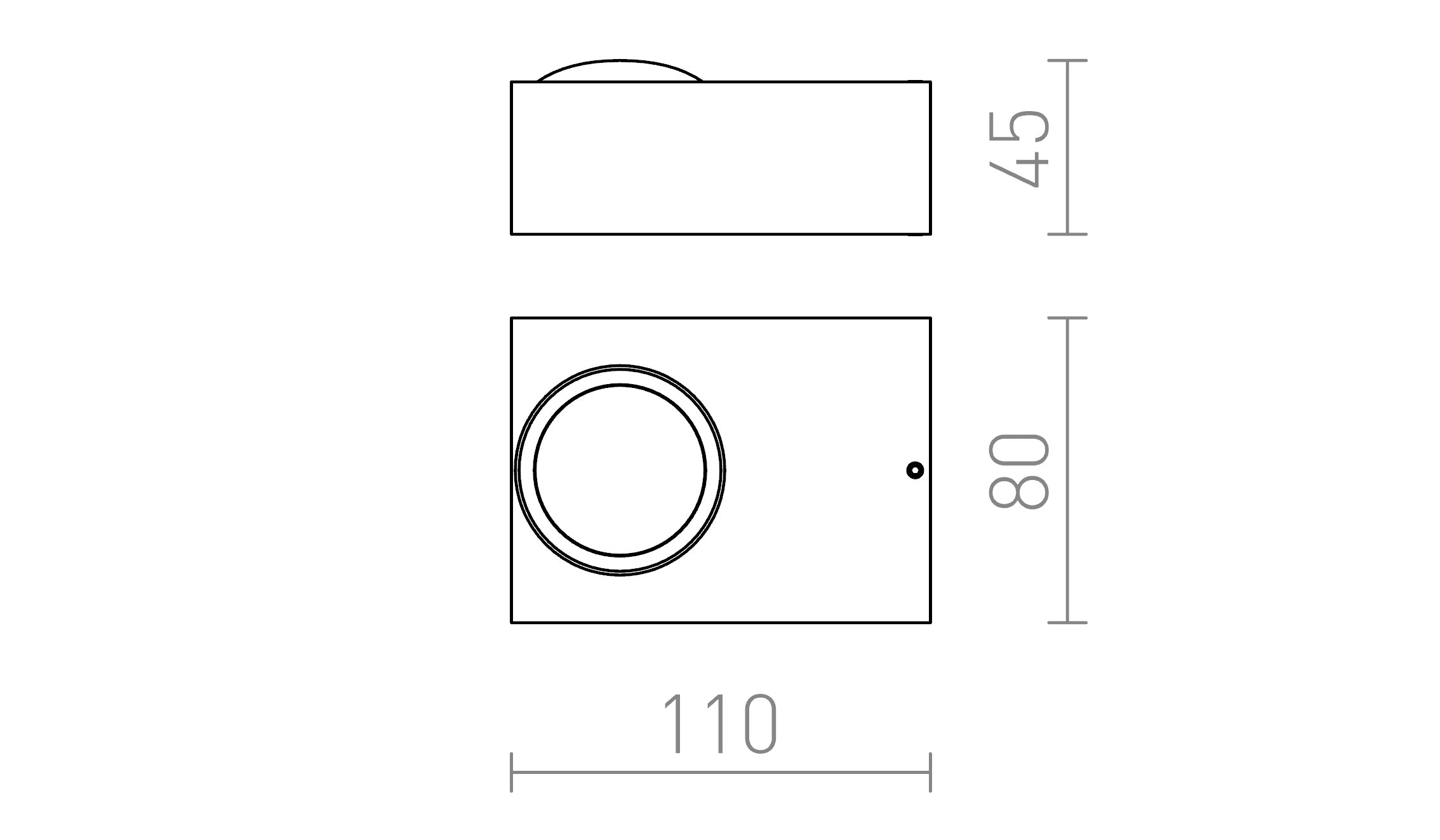 KORSO I wall lamp - Product sketch
