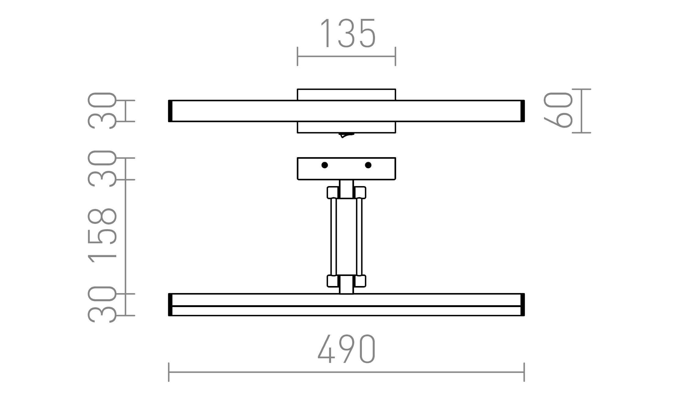 SWING deasupra tabloului - Product sketch