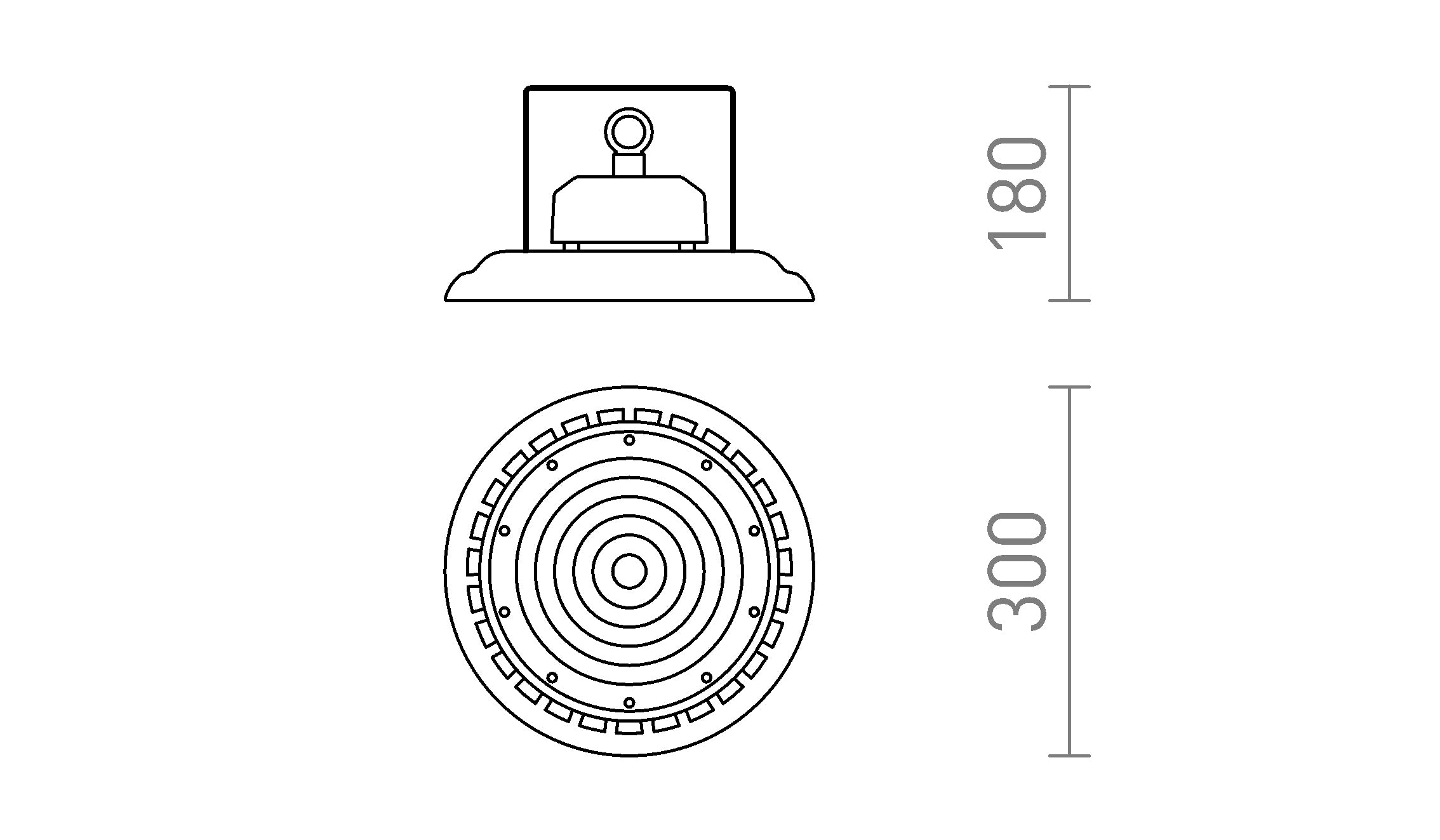 MEGALOS PRO 30 telo - Product sketch