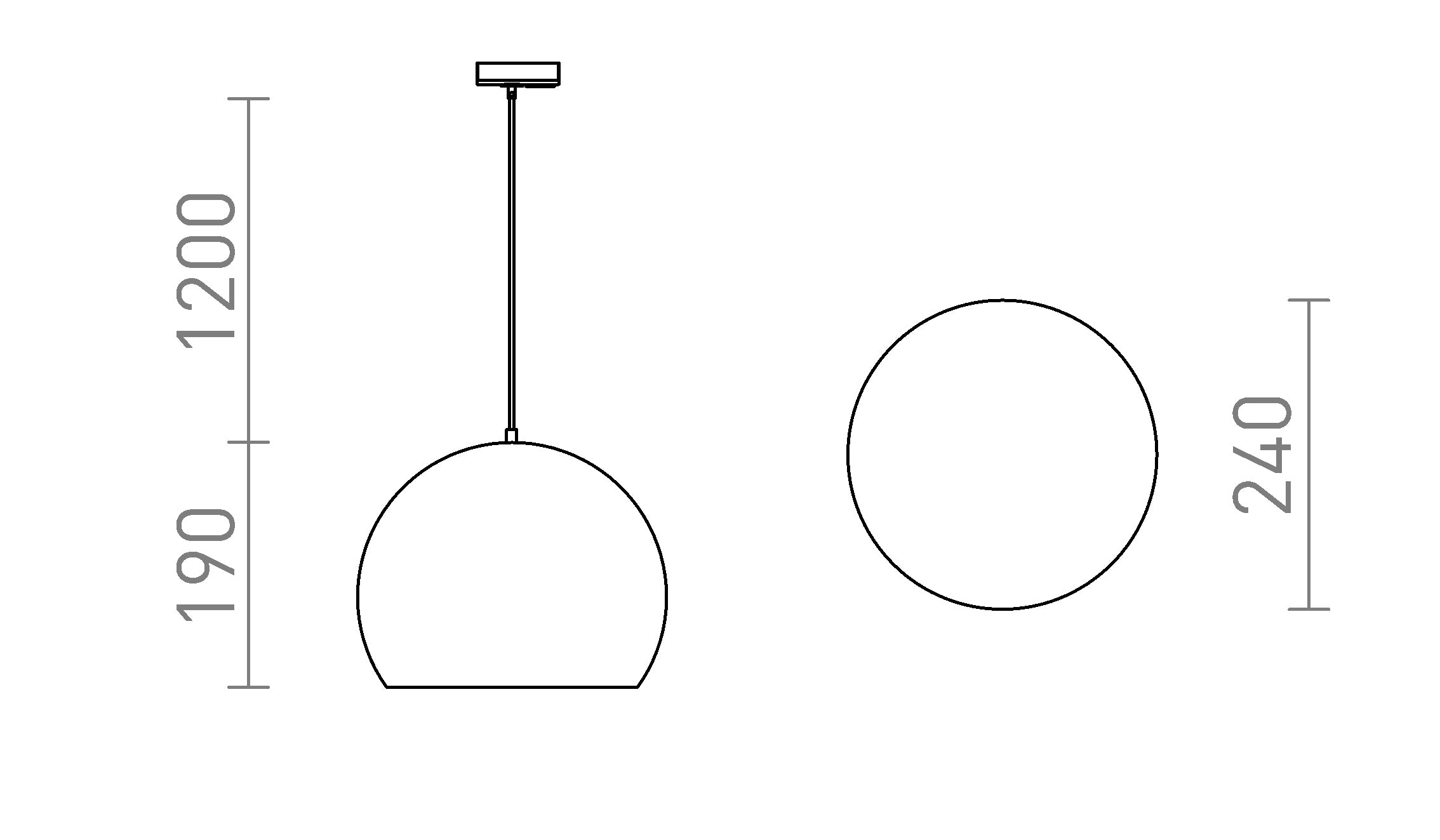 BLONDIE 25 pentru șină cu 1-circuit - Product sketch