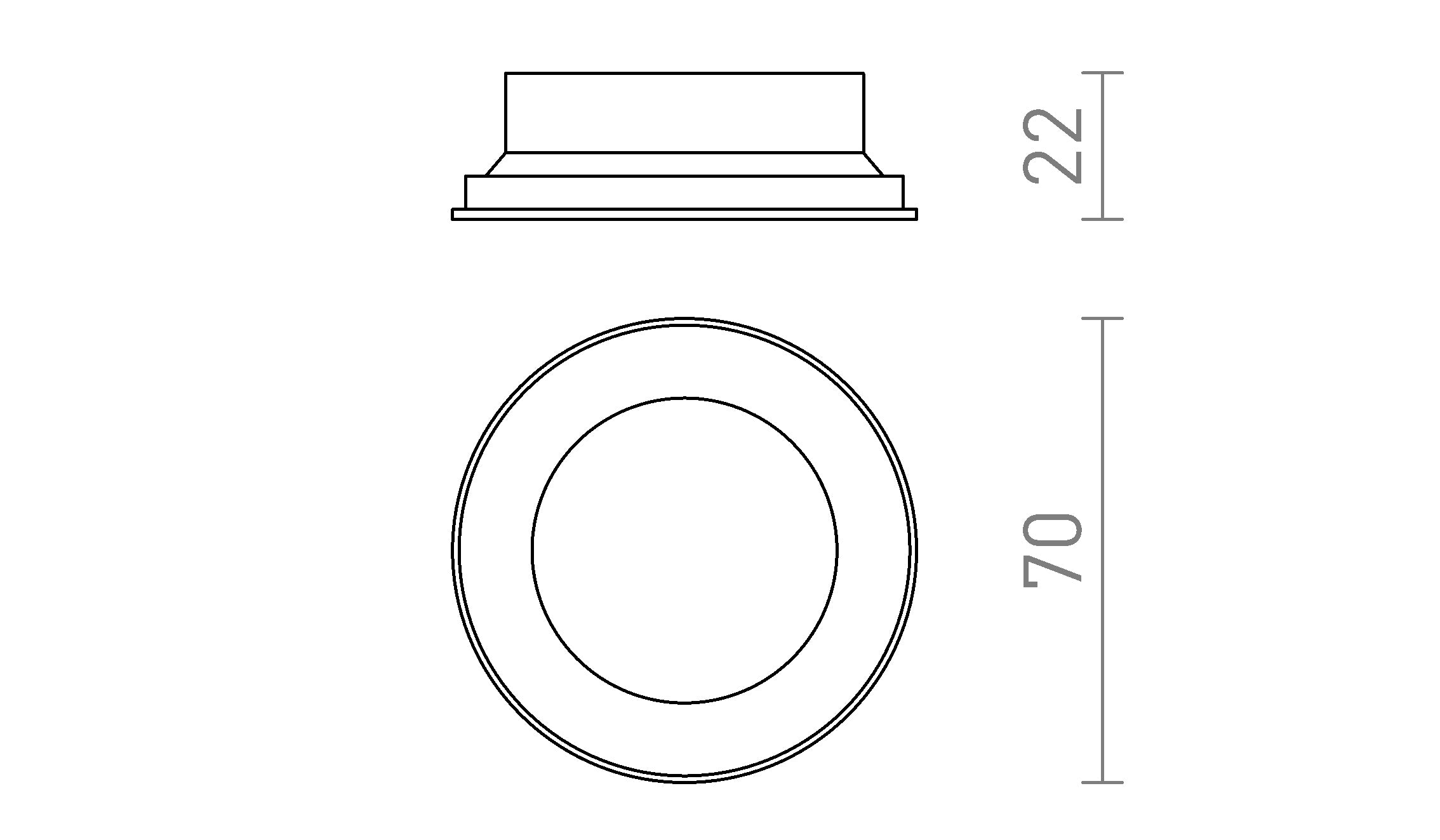 DARIO koristeellinen varjostin - Product sketch