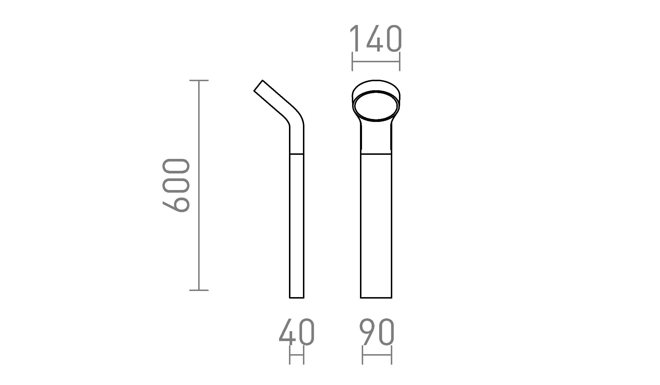 ELIA standuri lampă - Product sketch