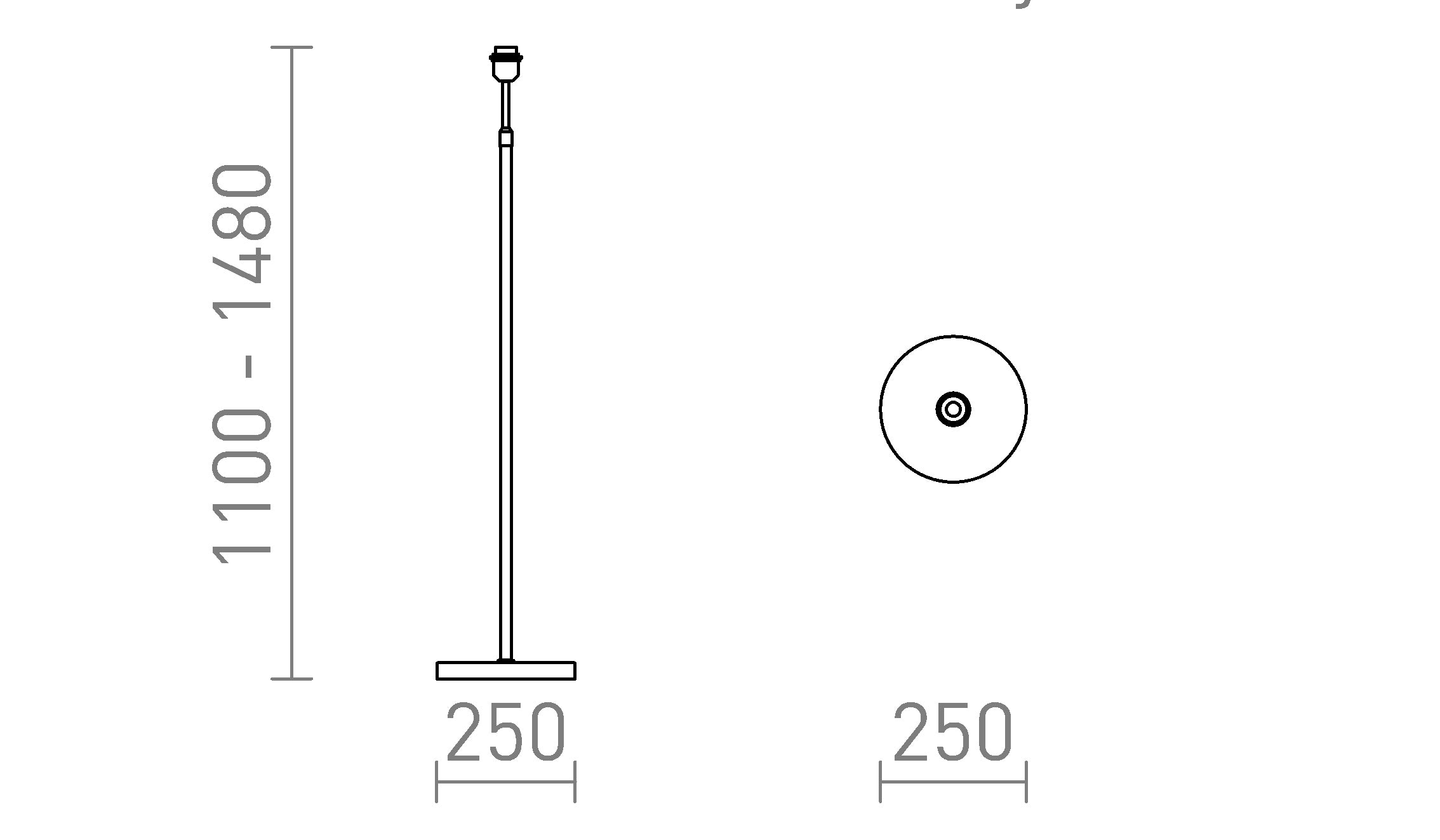 EMMETT Standsockel - Product sketch