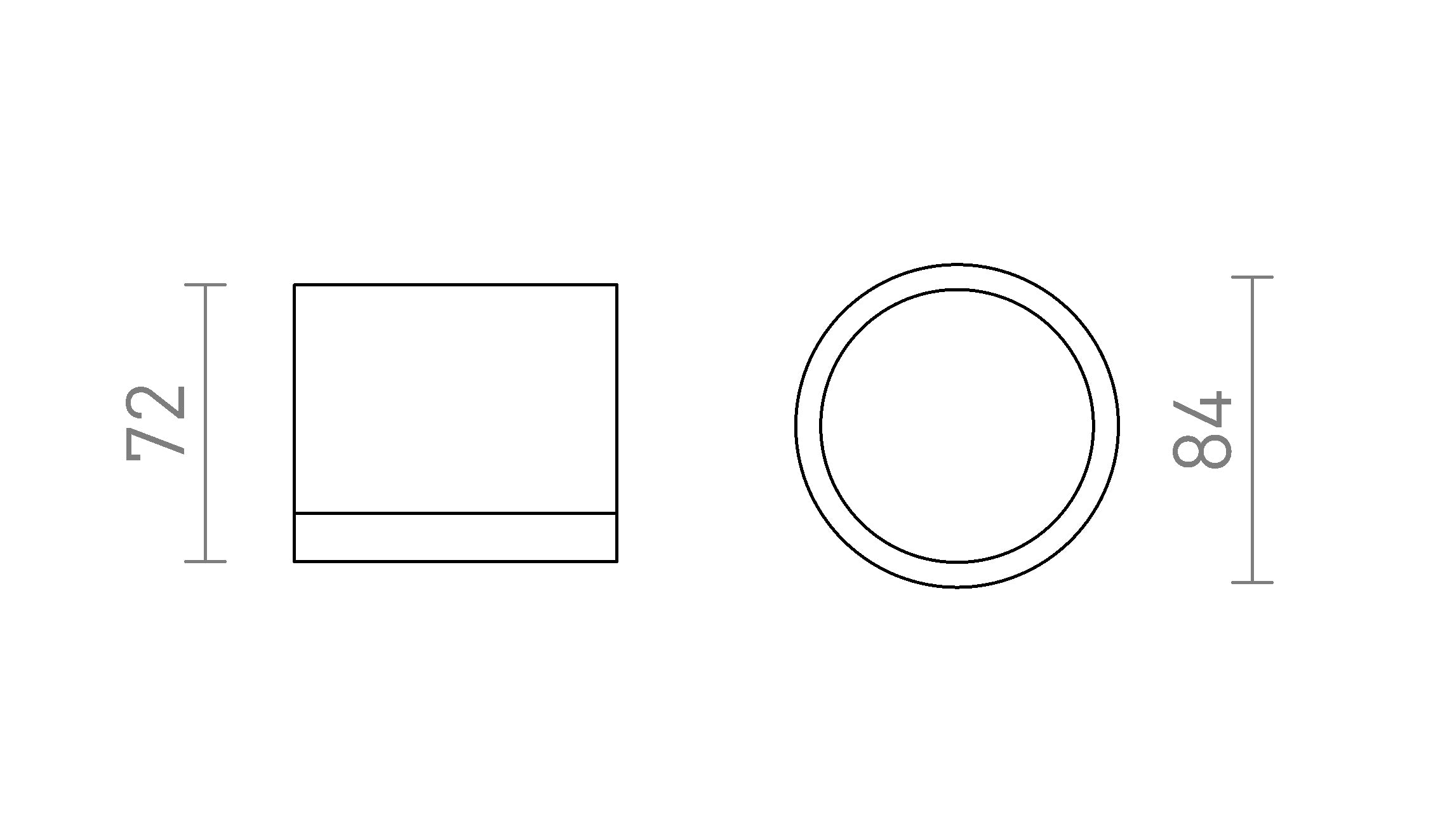 MEMA tak lampa - Product sketch