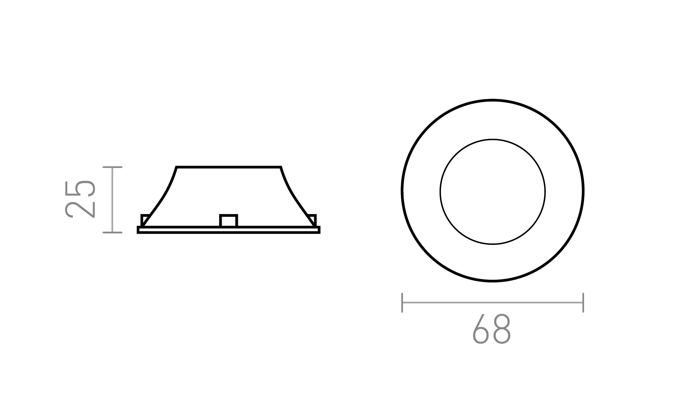 AUGUSTA reflector decorativ - Product sketch