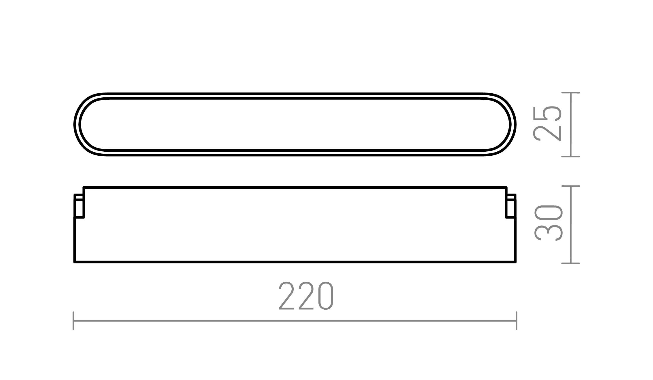 OXONIA 22 för VEGA/WAVE systemet - Product sketch