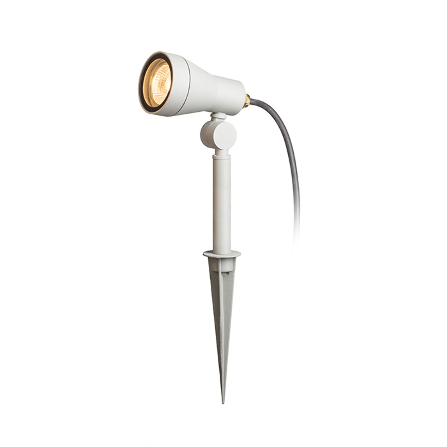 RENDL outdoor lamp DIREZZA on spike silver grey 230V LED GU10 8W IP54 R10427 1