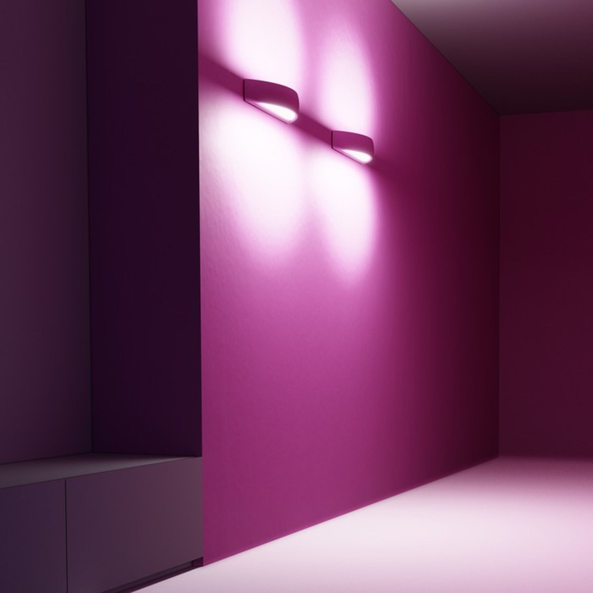 RENDL wall lamp CRESCENT L wall  plaster 230V LED E14 2x6W R10451 3