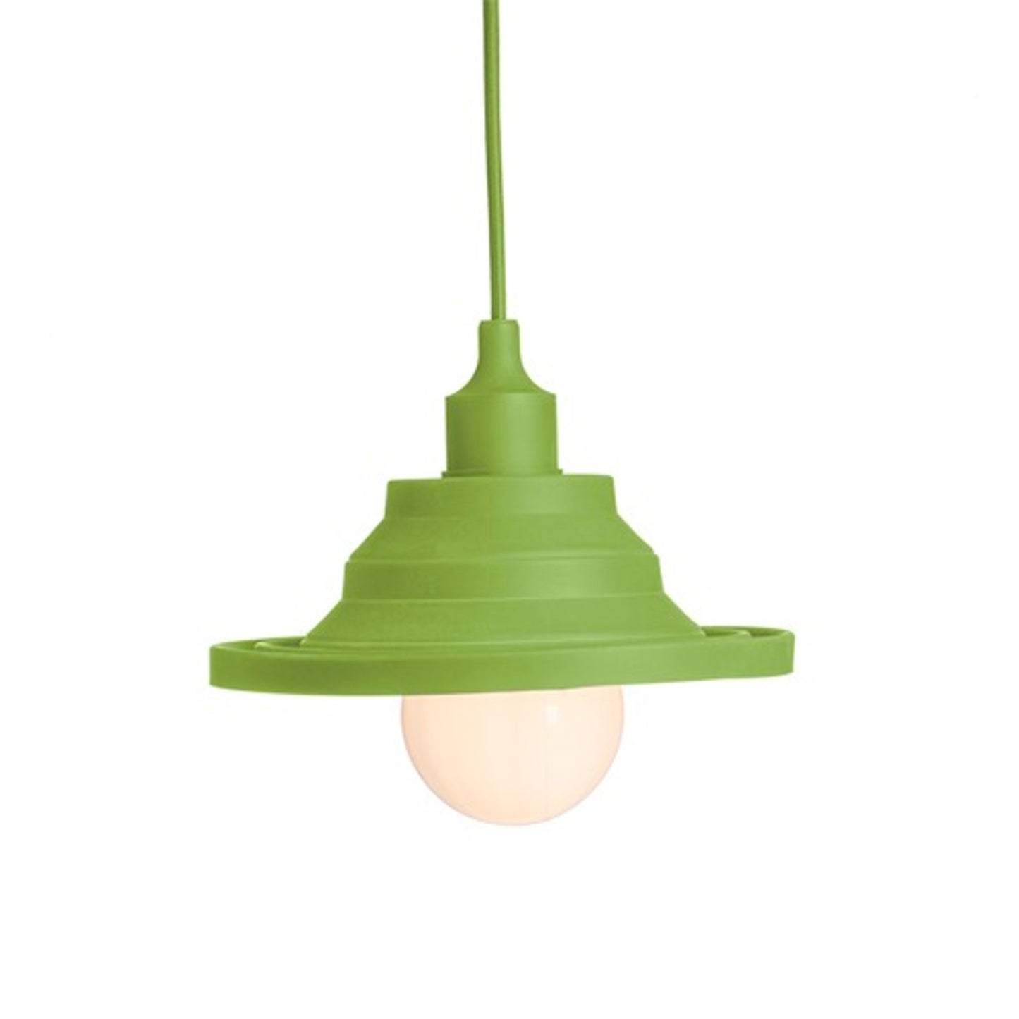 RENDL Outlet AMICI silicone pendant green 230V LED E27 15W R10620 1