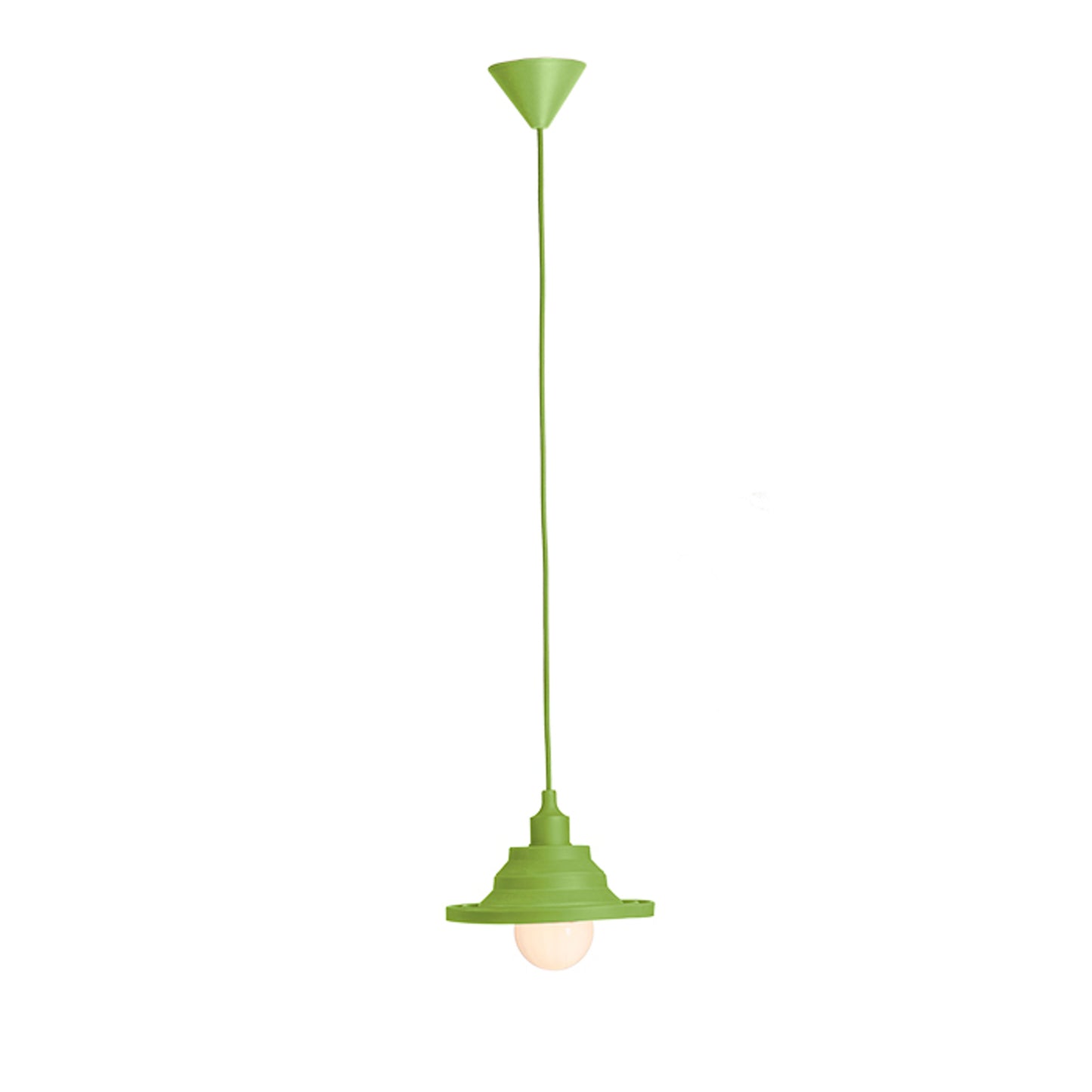 RENDL Outlet AMICI silicone pendant green 230V LED E27 15W R10620 2