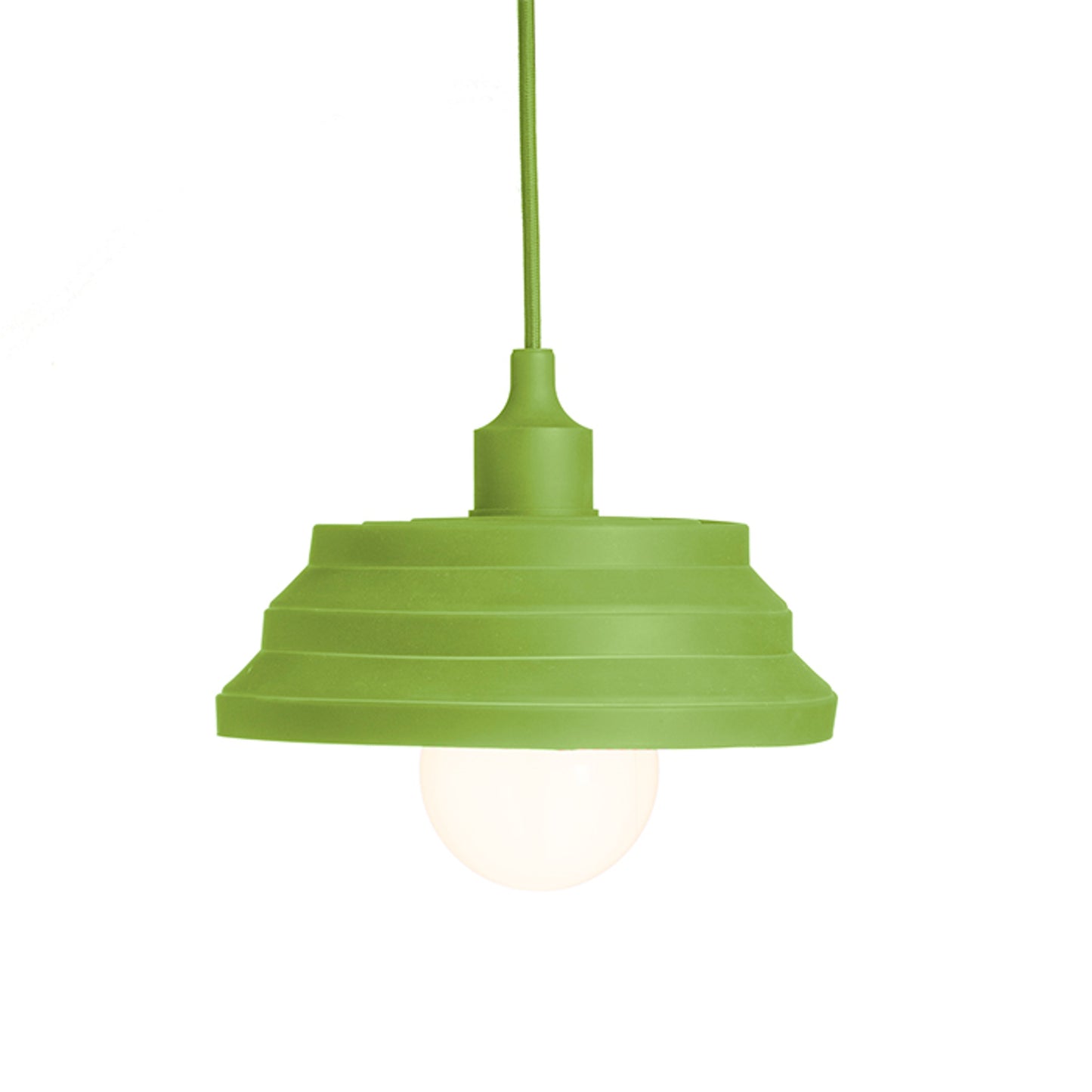 RENDL Outlet AMICI silicone pendant green 230V LED E27 15W R10620 5
