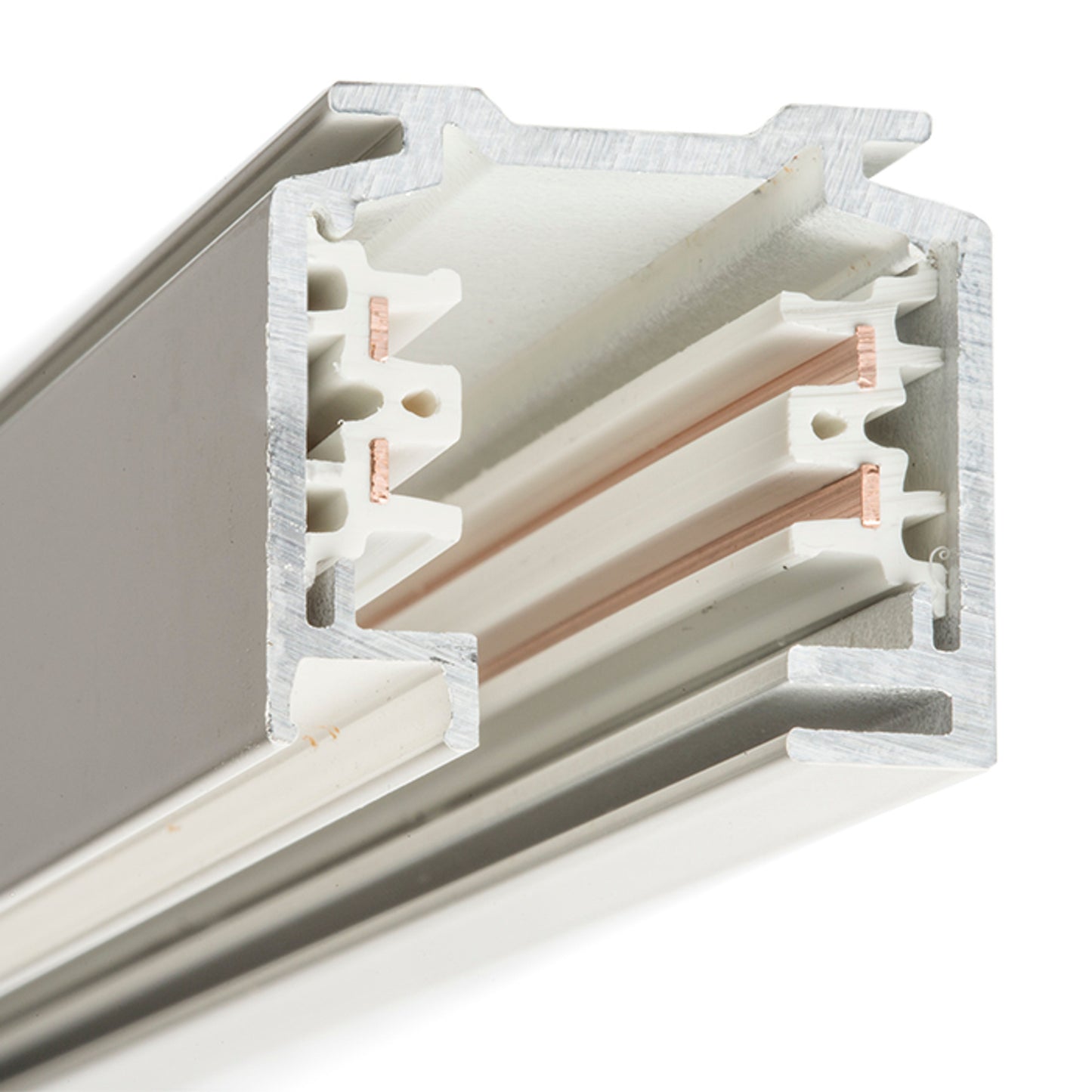 RENDL 3-circuit track system EUTRAC 3m 3-circuit track white 230V R11303 3