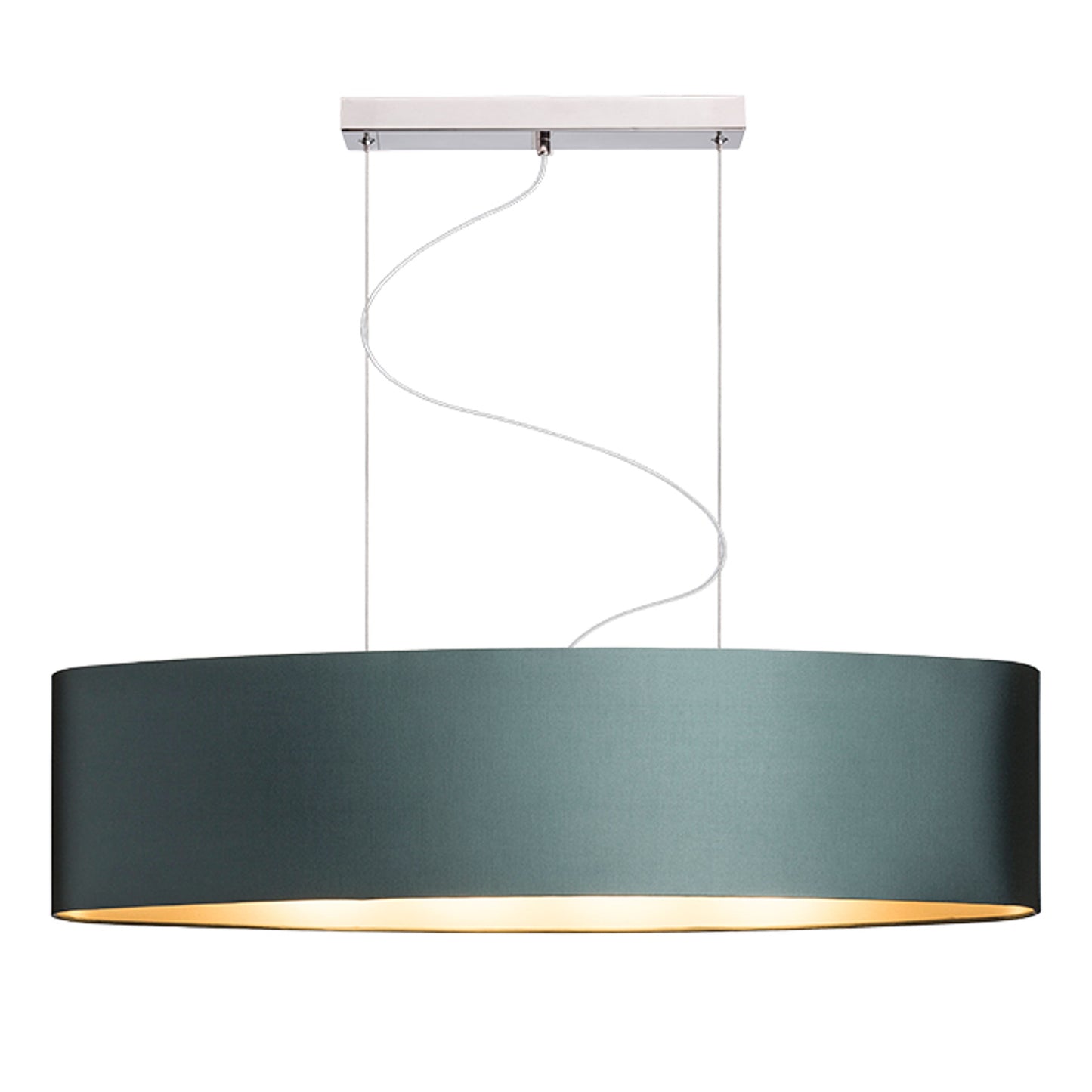 RENDL shades, shade bases, pendent sets CASUAL 90/22 shade Monaco petrol blue/silver PVC max. 23W R11583 2