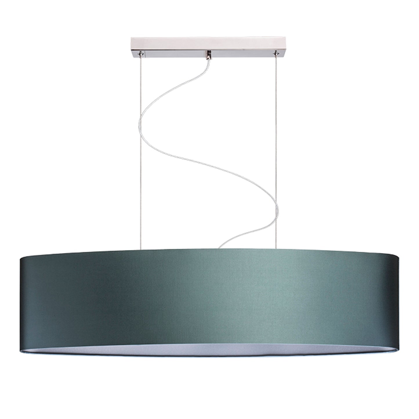 RENDL shades, shade bases, pendent sets CASUAL 90/22 shade Monaco petrol blue/silver PVC max. 23W R11583 5