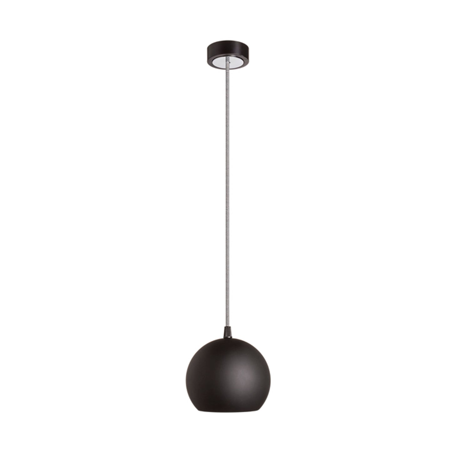 RENDL pendant lamp COPA pendant black glass 230V LED E27 11W R11824 1