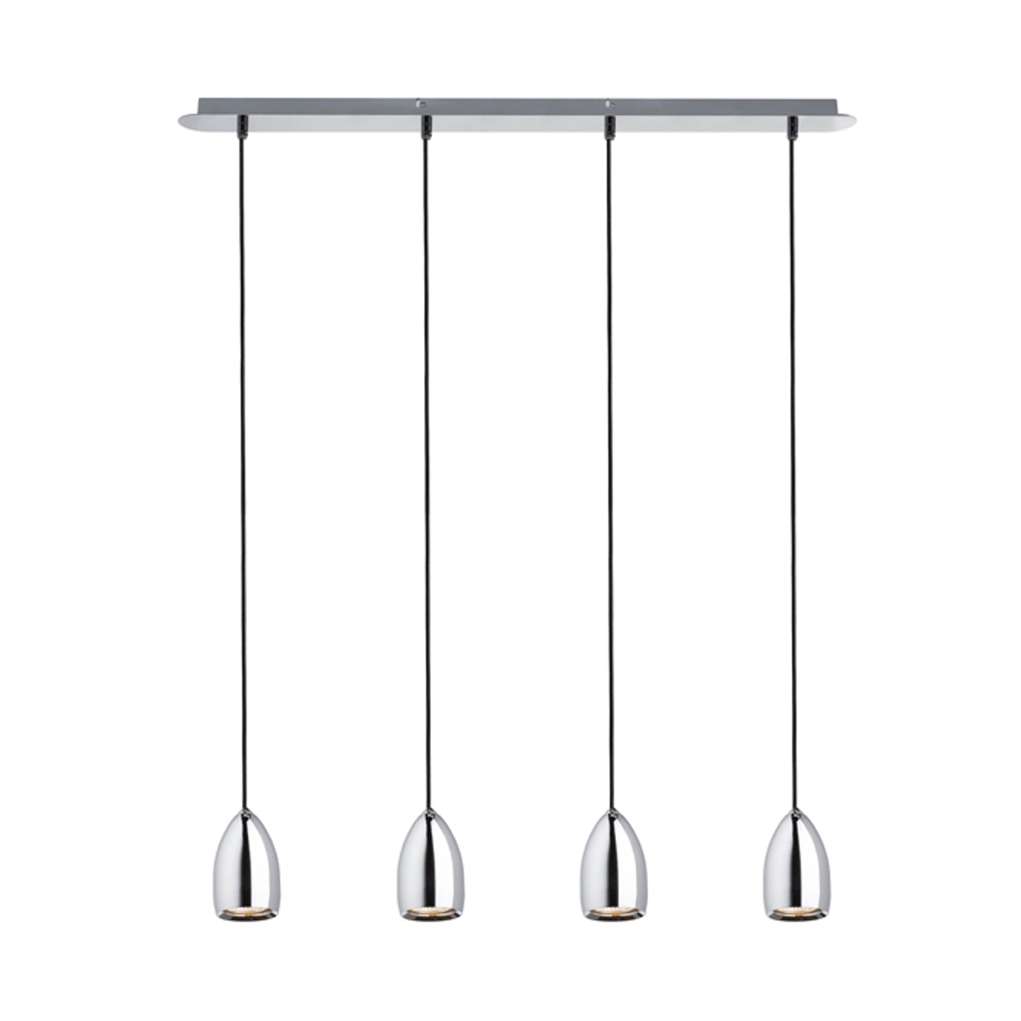 RENDL pendant lamp BABADES IV pendant chrome 230V GU10 4x35W R12083 1