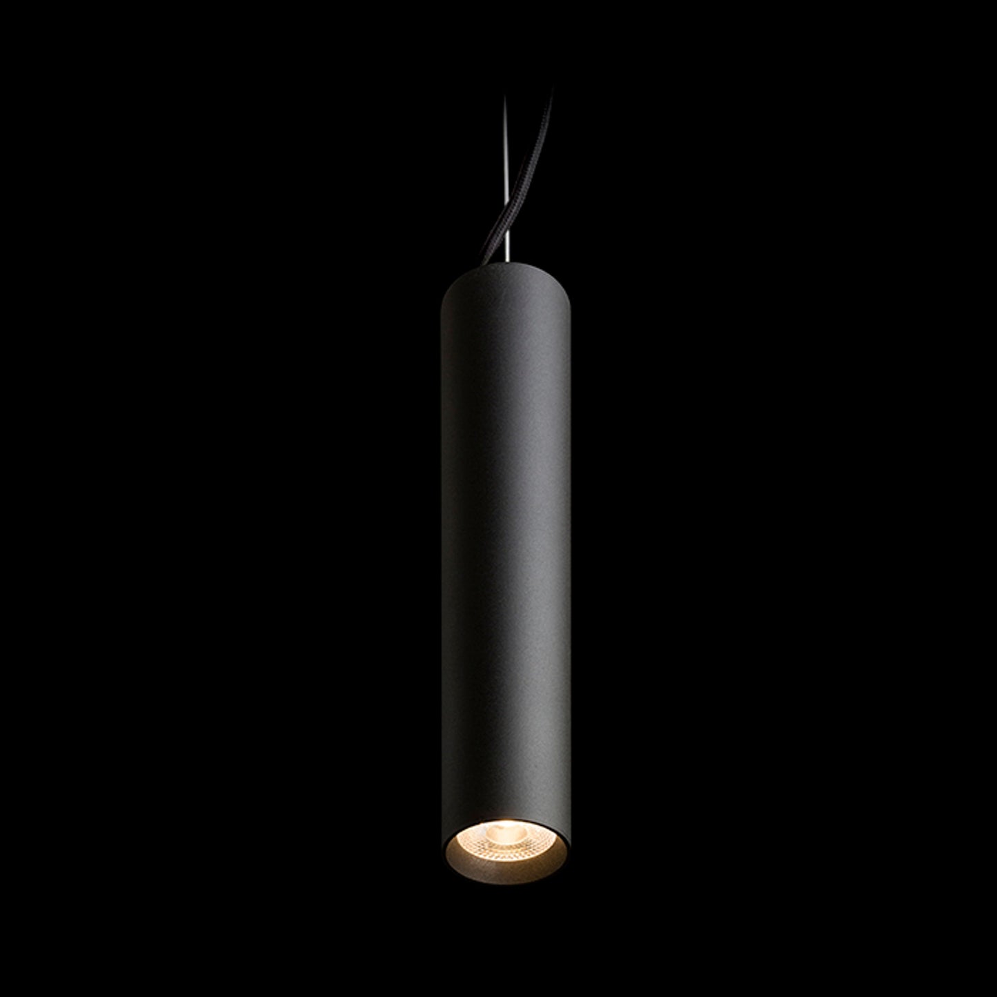 RENDL pendant lamp RIGA 28 pendant black 230V LED 6W 38° 3000K R12459 2