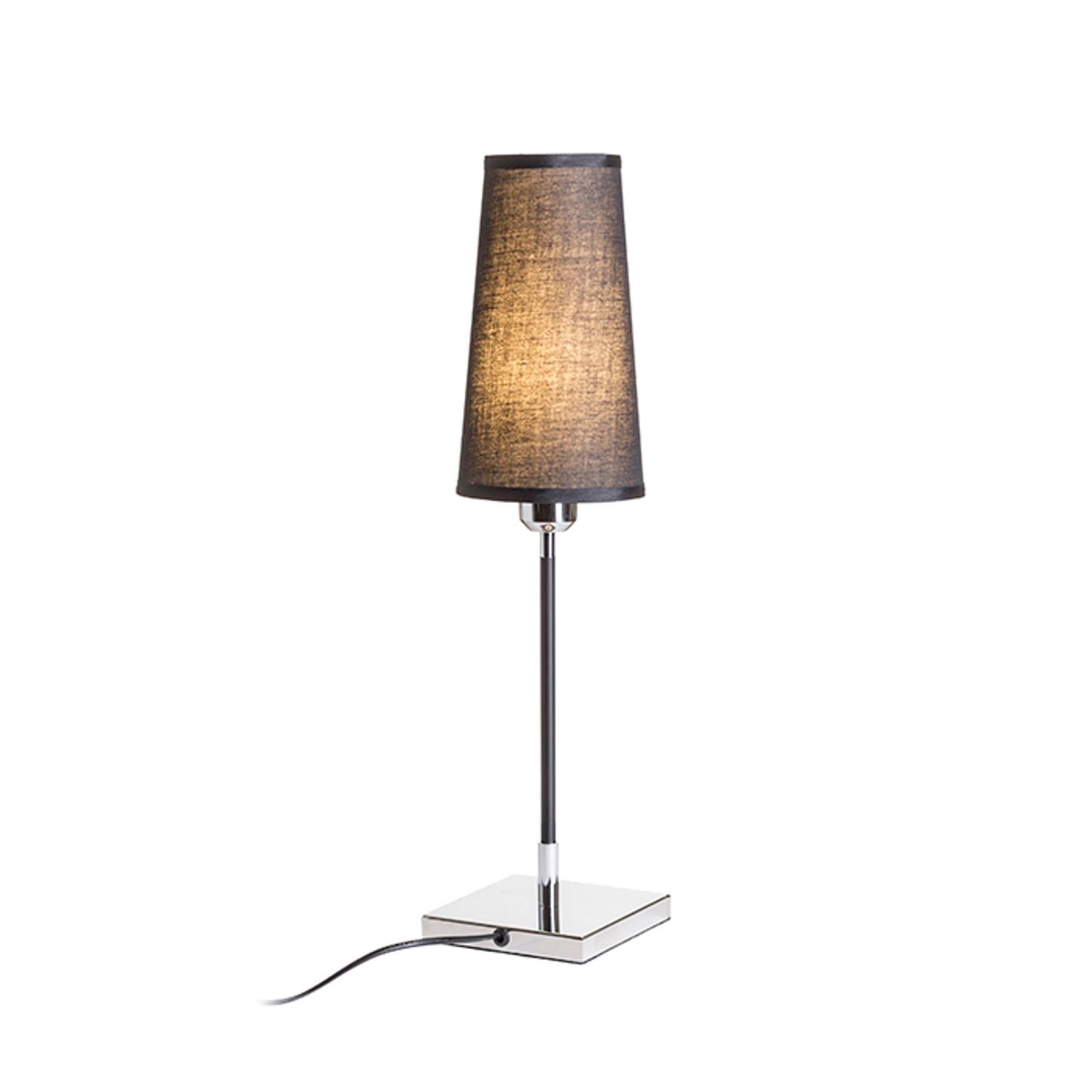 RENDL table lamp LULU table black chrome 230V LED E27 8W R12465 2