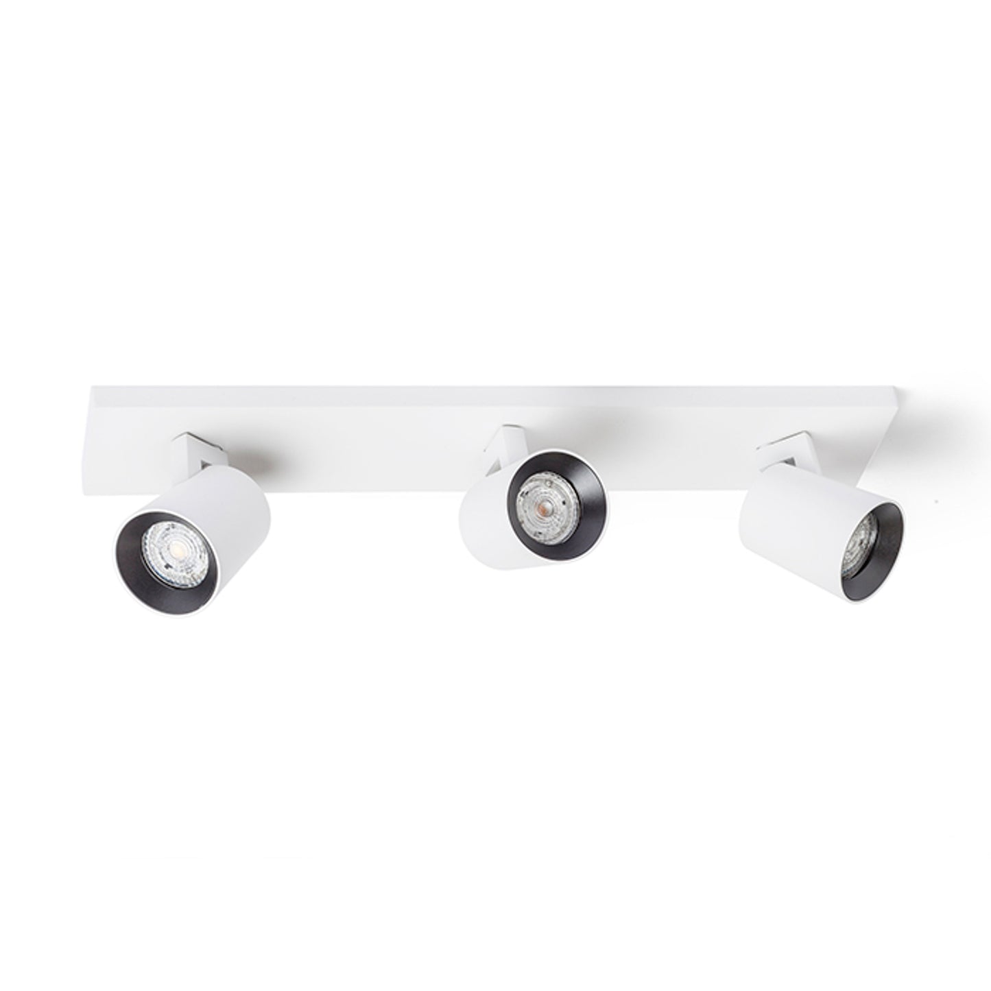 RENDL spotlight KENNY III surface mounted white/black 230V LED GU10 3x8W R12918 1