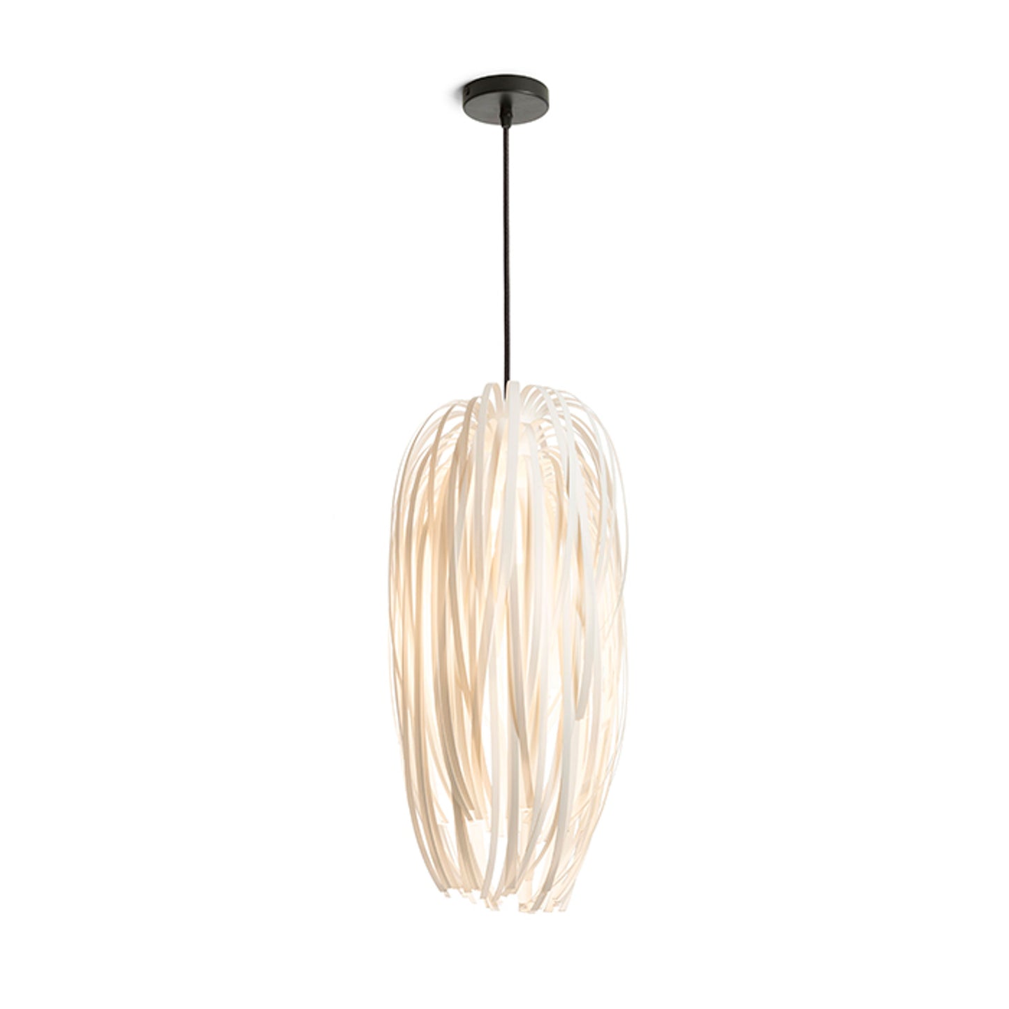 RENDL Outlet ZALA pendant white PVC/black 230V LED E27 11W R13315 1