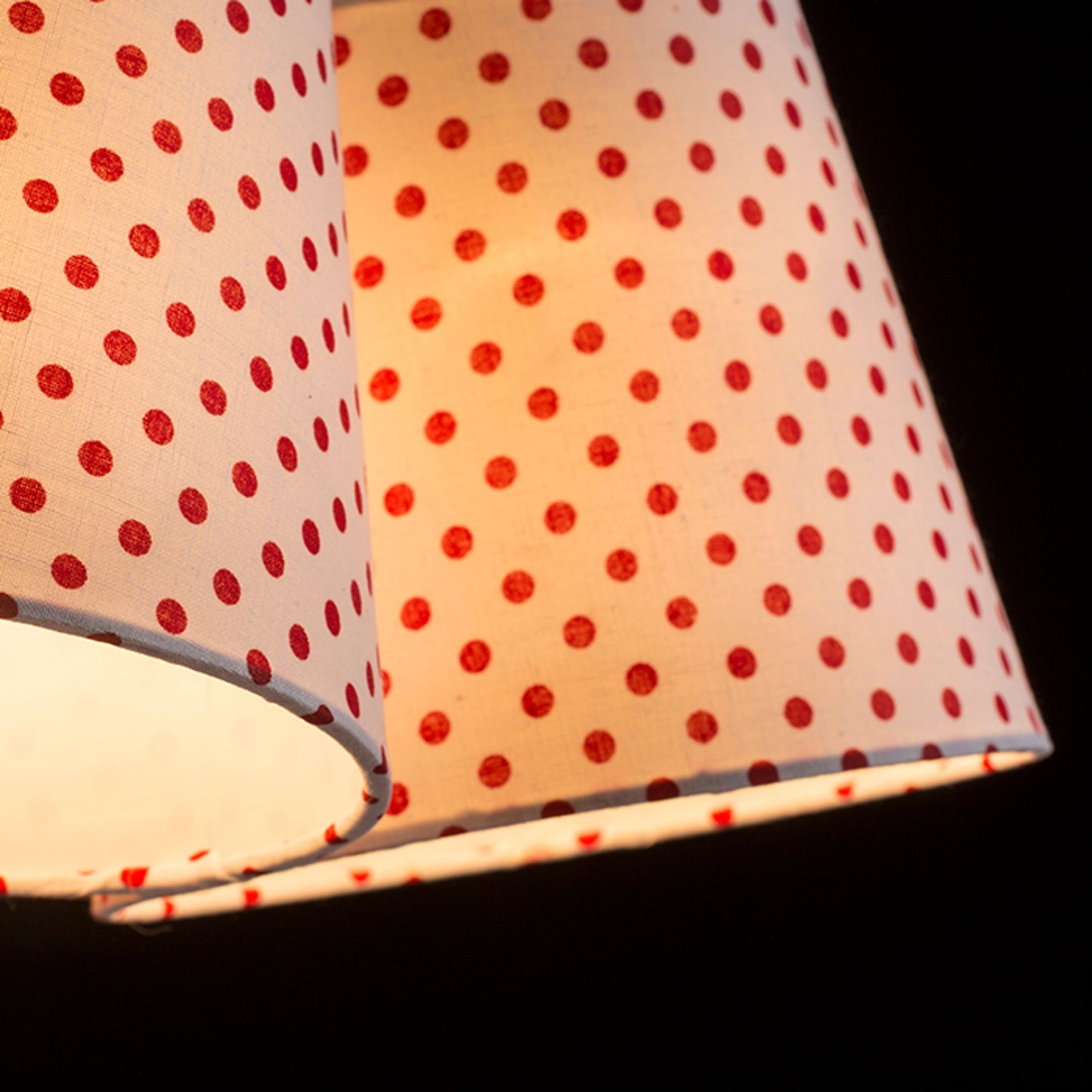RENDL pendant lamp NANCY III pendant white/red 230V LED E14 3x11W R13345 3