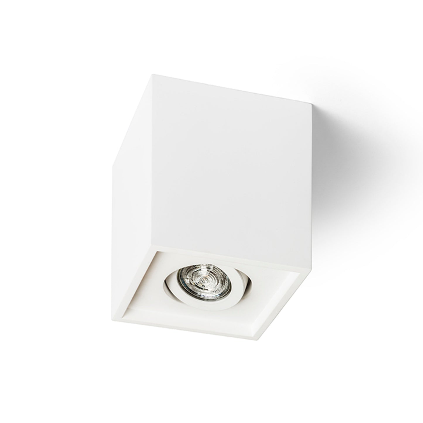 RENDL surface mounted lamp COLES SQ ceiling plaster 230V LED GU10 15W R13438 3