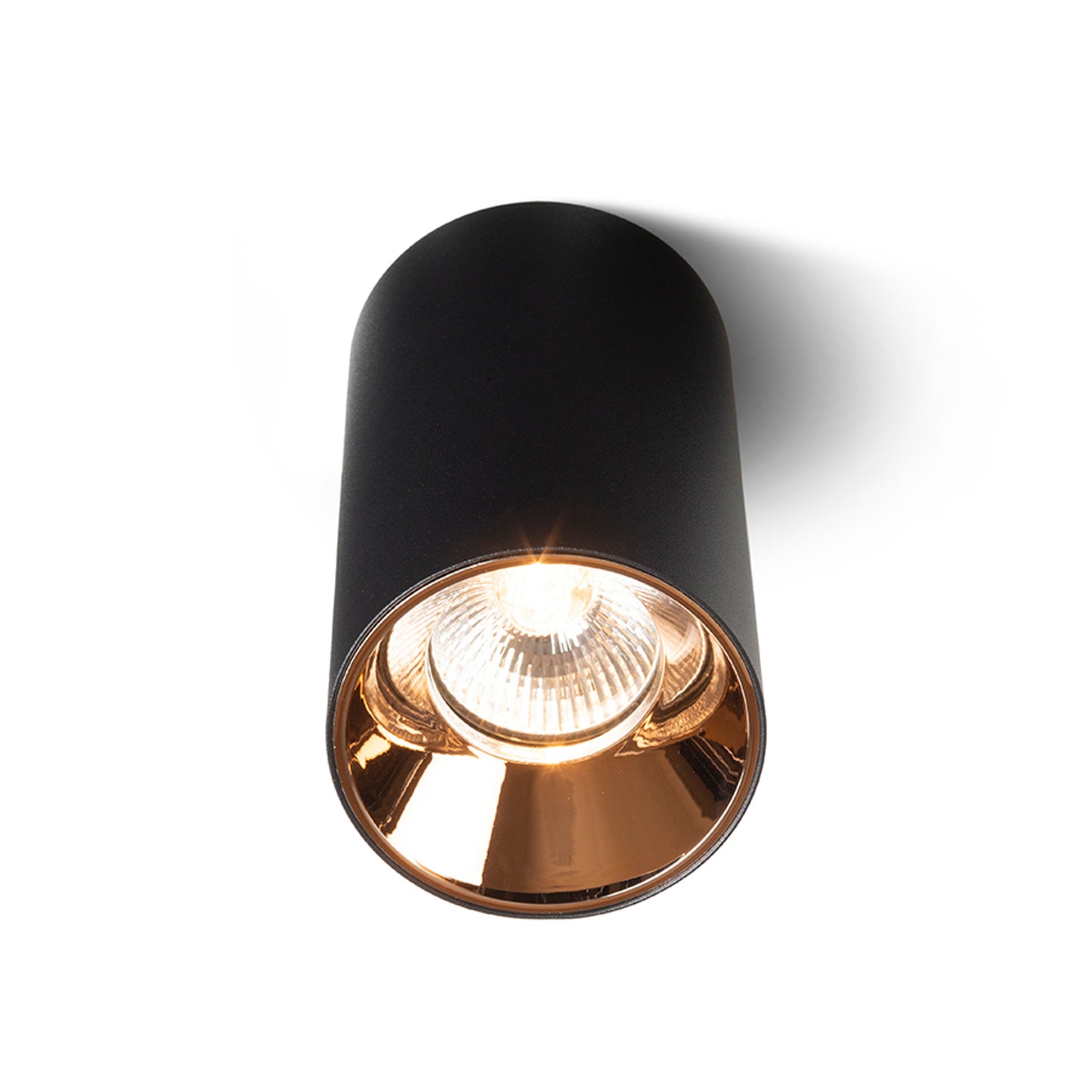 RENDL surface mounted lamp CANTO decorative inner shade copper foil R13475 4