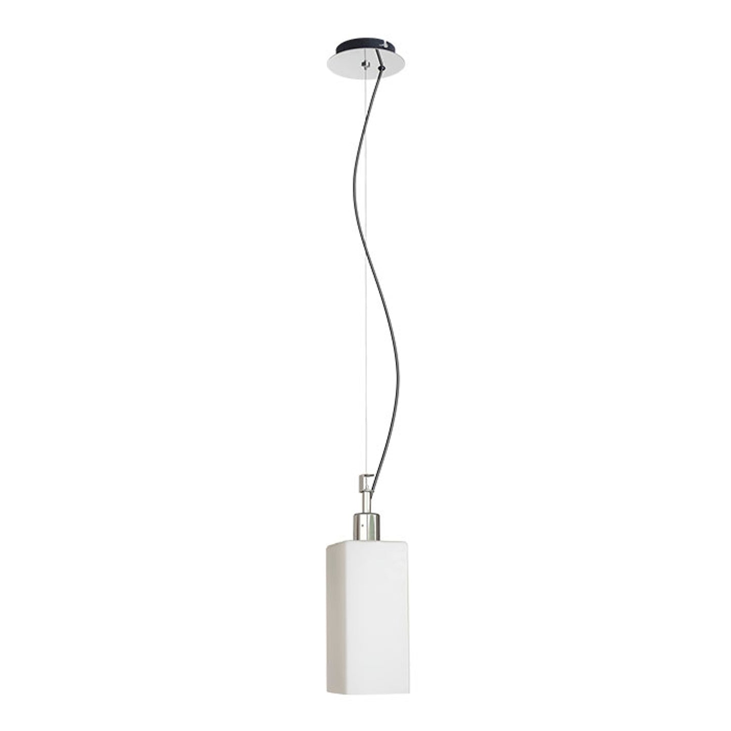 RENDL pendant lamp LIZ NEW pendant opal-colored glass/chrome 230V LED E27 15W R13822 3