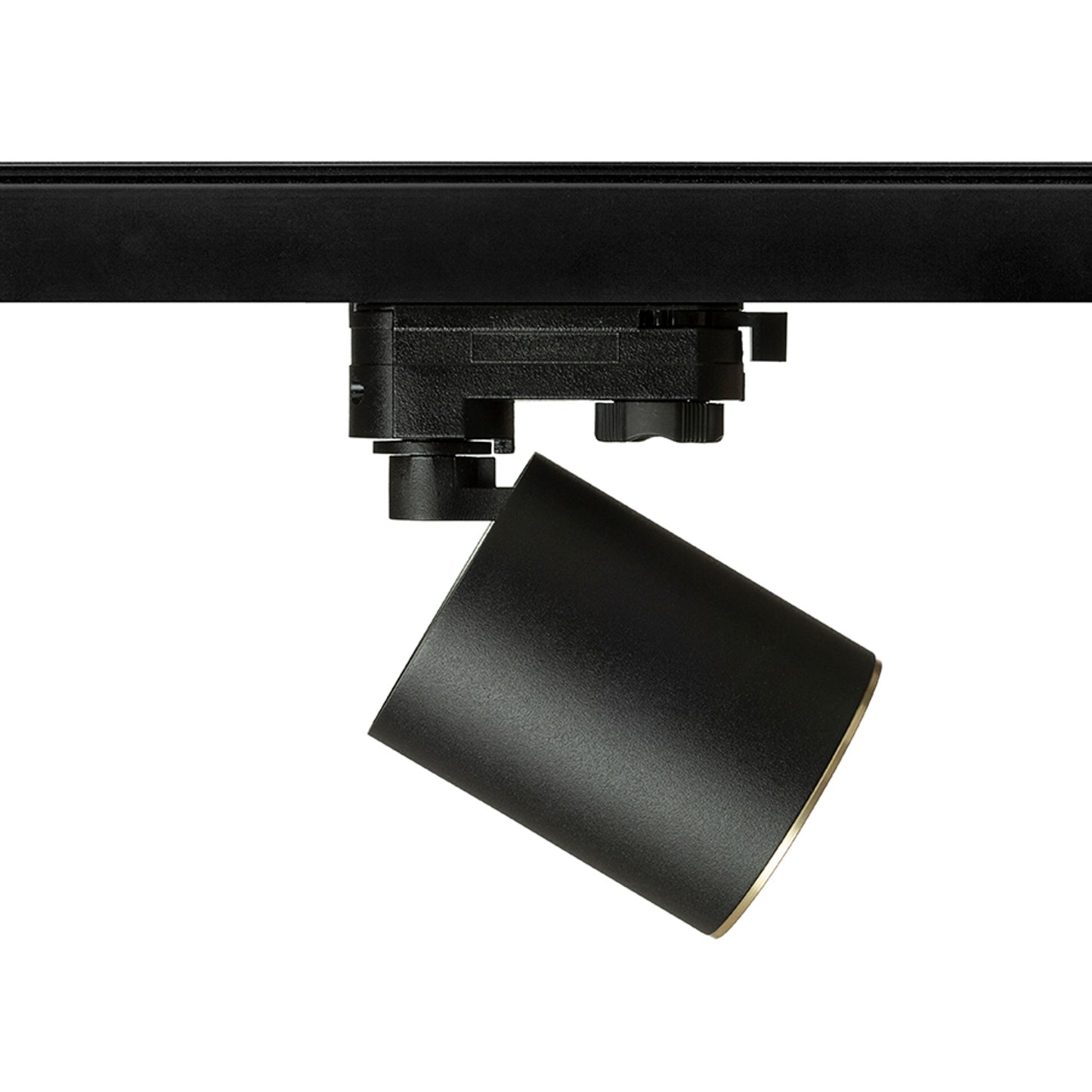 RENDL 3-circuit track system DARIO for 3-circuit tracks black brushed brass 230V LED GU10 9W R13874 4
