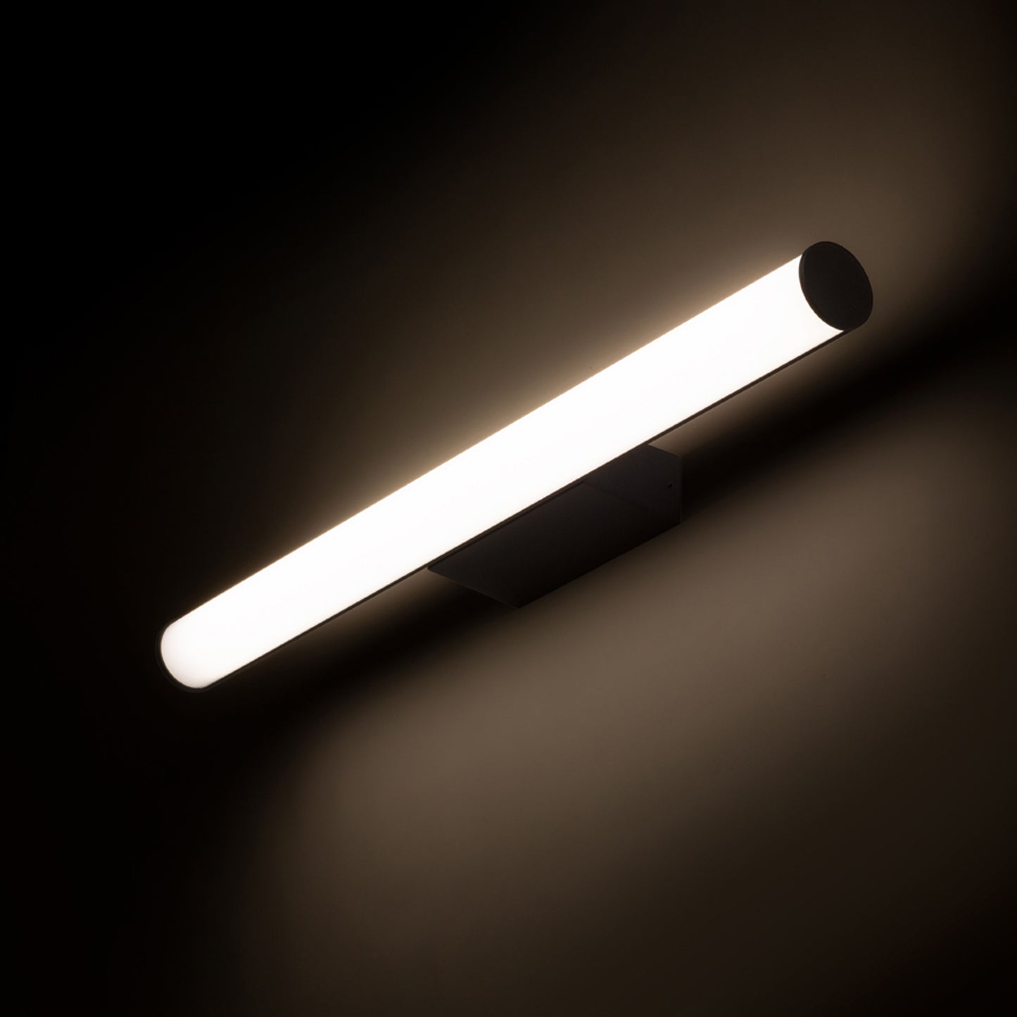 RENDL wall lamp CASSAMBA 60 wall black frosted acrylic 230V LED 12W IP44 3000K 4000K R13888 7