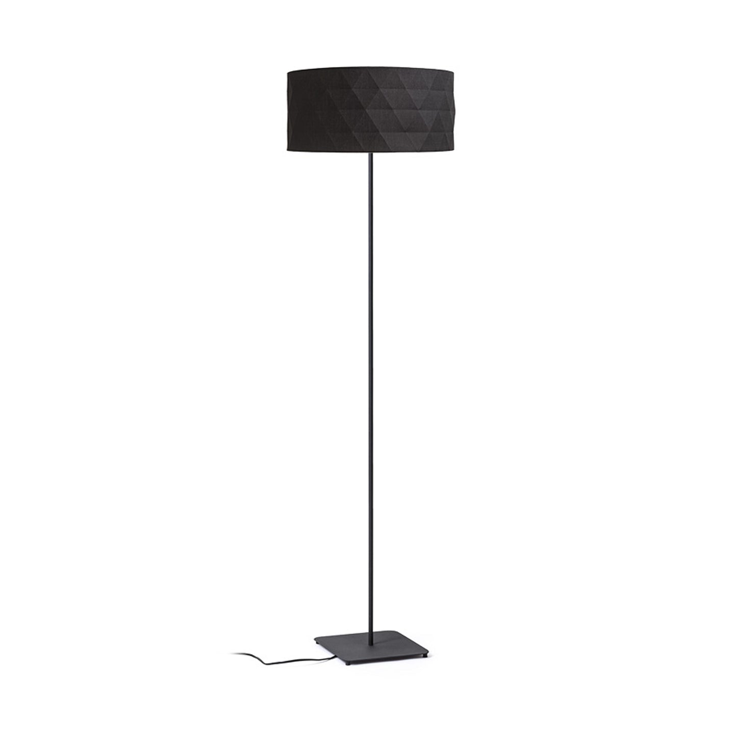 RENDL floor lamp CORTINA/JAKARANDA floor black/black textile/metal 230V LED E27 15W R14072 2
