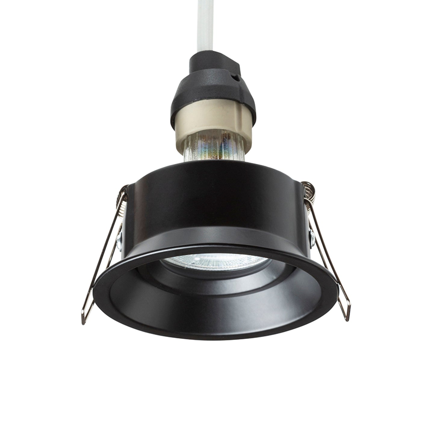 RENDL recessed light SOBER recessed black 230V LED GU10 7W R14100 3