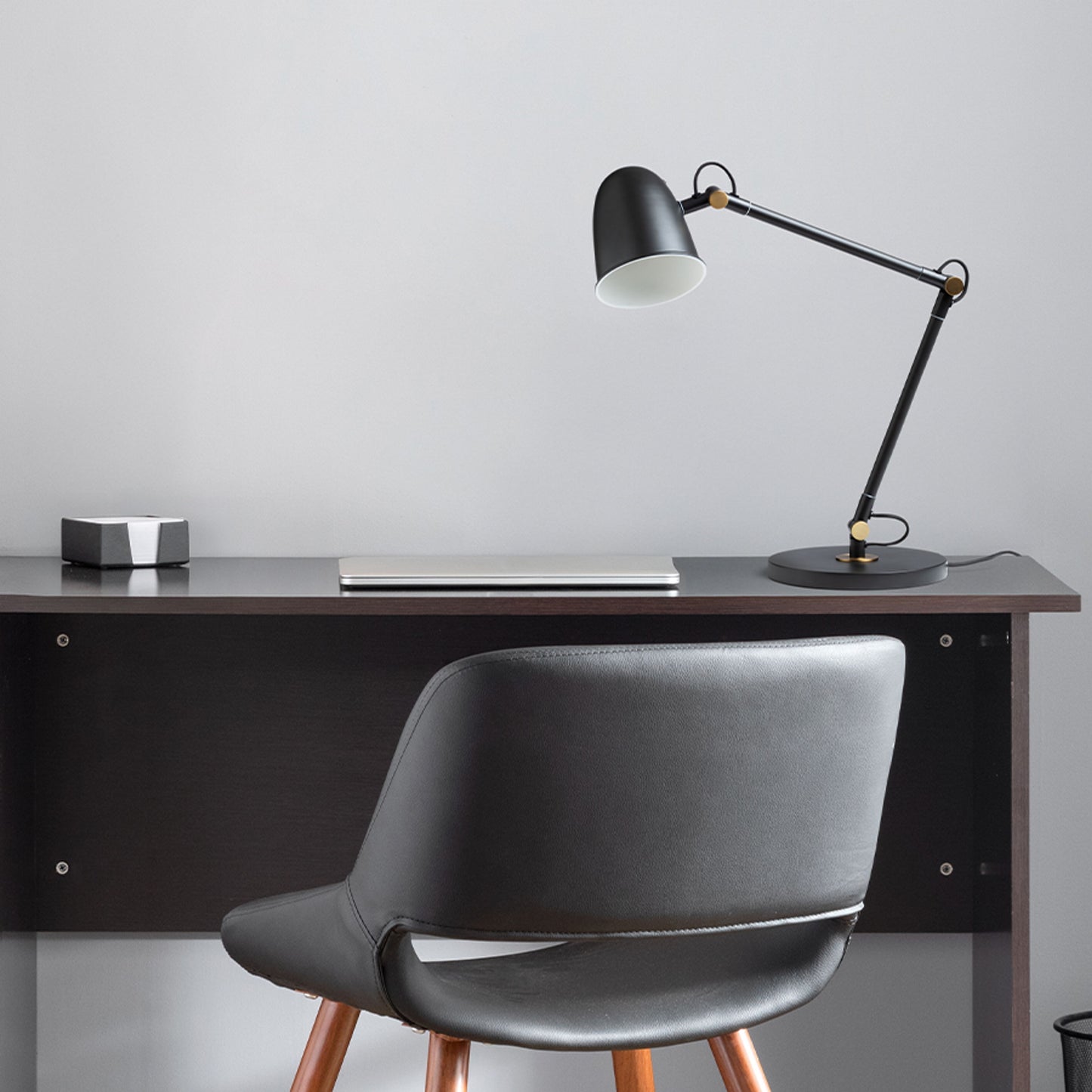 RENDL table lamp DANNY table black brass 230V LED E14 5W R14188 4