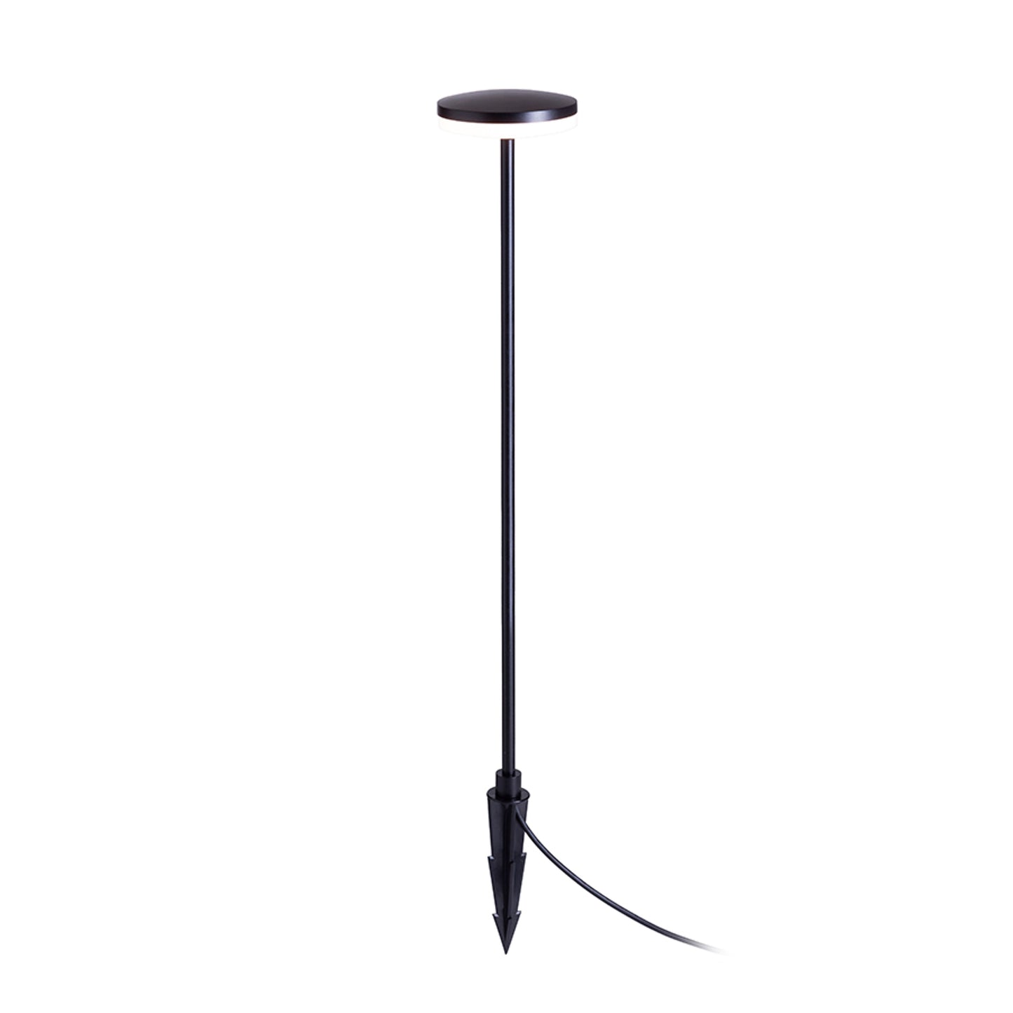 RENDL outdoor lamp SEMPLICE 80 floor / on spike black matte acrylic 230V LED 12W IP54 3000K R14195 11