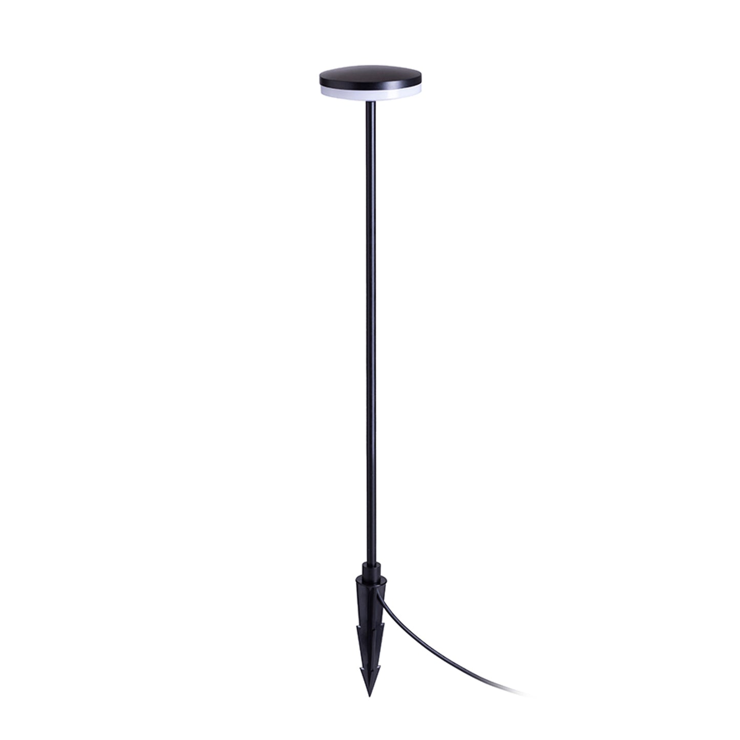 RENDL outdoor lamp SEMPLICE 80 floor / on spike black matte acrylic 230V LED 12W IP54 3000K R14195 9