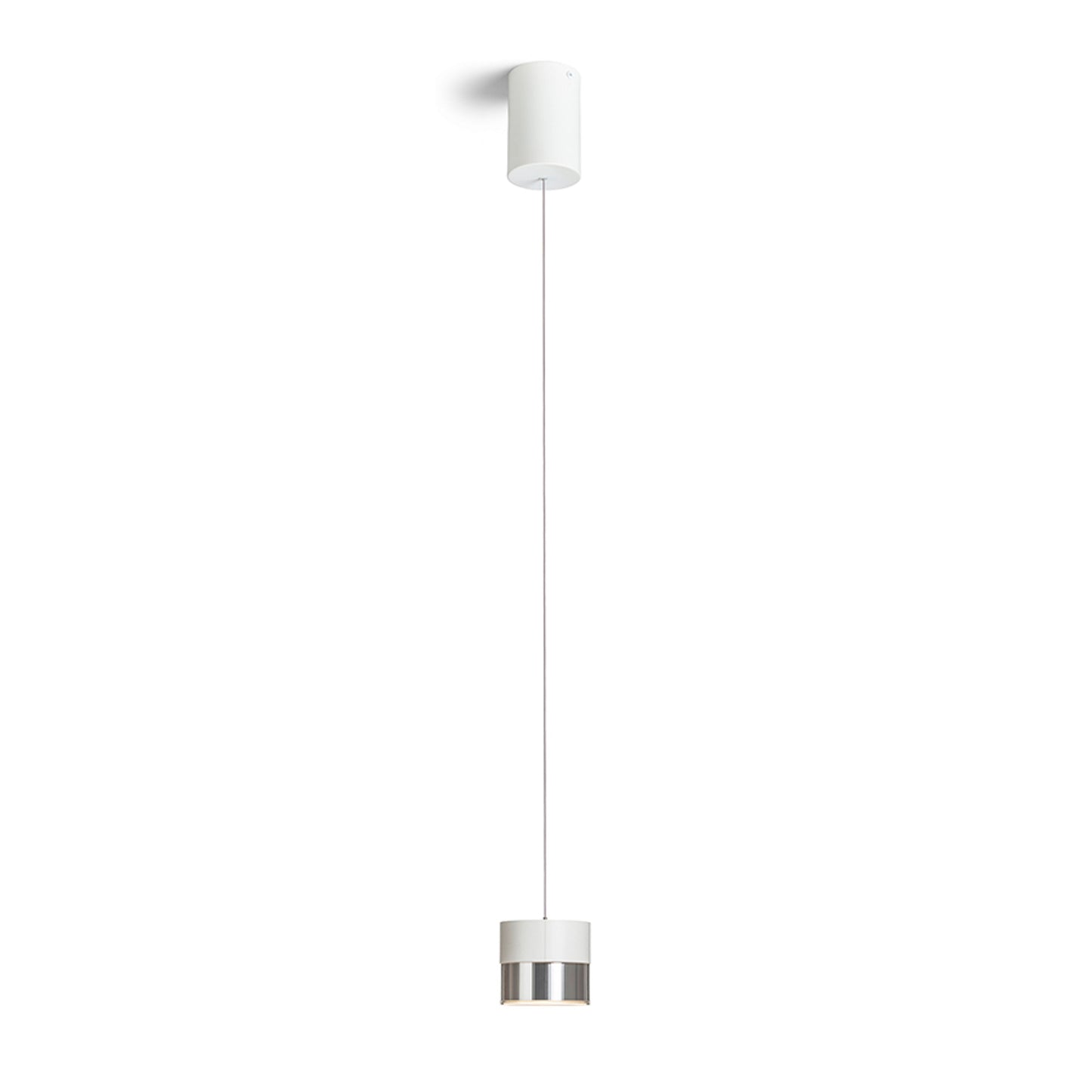 RENDL pendant lamp JUNIPER height adjustable pendant white chrome 230V LED 15W 30° 3000K R14218 2