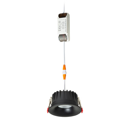 RENDL recessed light FLEUR IP54 DIMM recessed black 230V LED 15W 60° IP54 3000K R14233 5