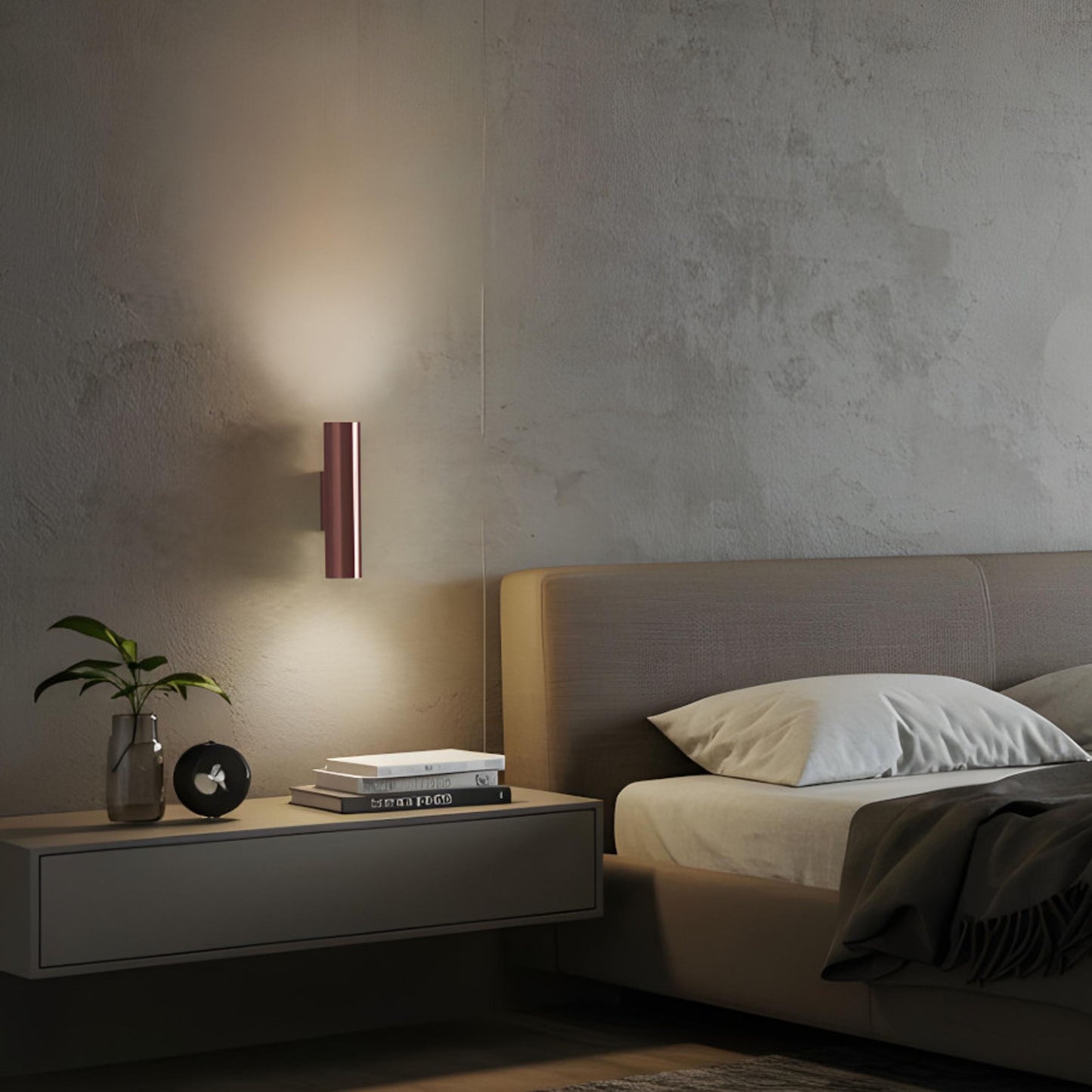 RENDL wall lamp LUKE wall copper 230V LED GU10 2x7W R14315 2