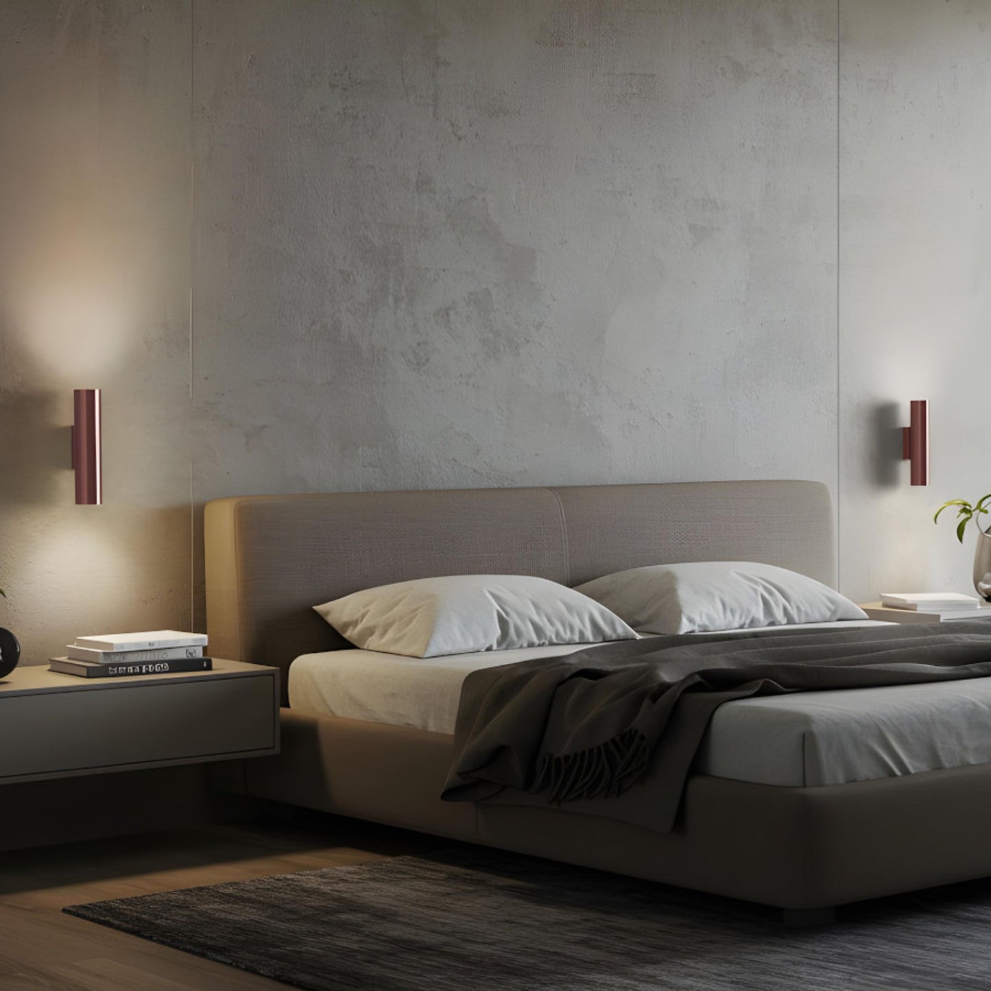 RENDL wall lamp LUKE wall copper 230V LED GU10 2x7W R14315 6