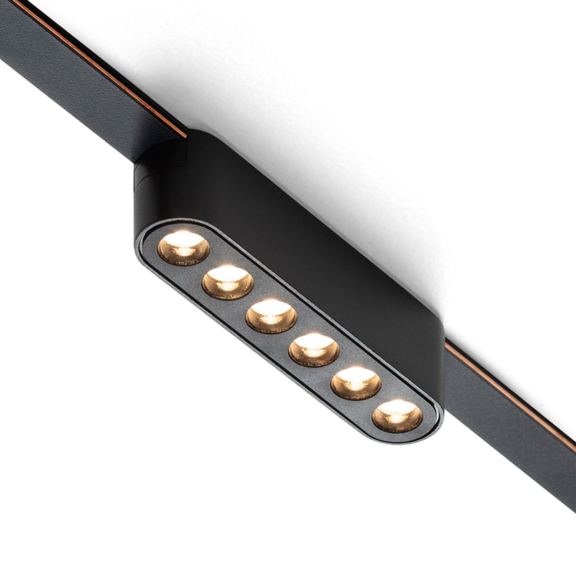 RENDL Ultra-thin track system OXANA 11 for the VEGA/WAVE system black  24= LED 6W 24°  3000K 4000K 6500K R14323 4
