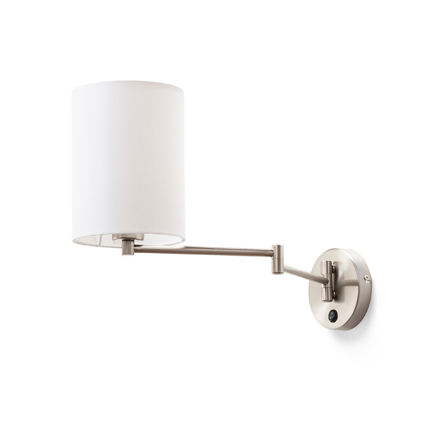 RENDL shades, shade bases, pendent sets AVENIDA wall base matt nickel 230V LED E27 11W R14376 5