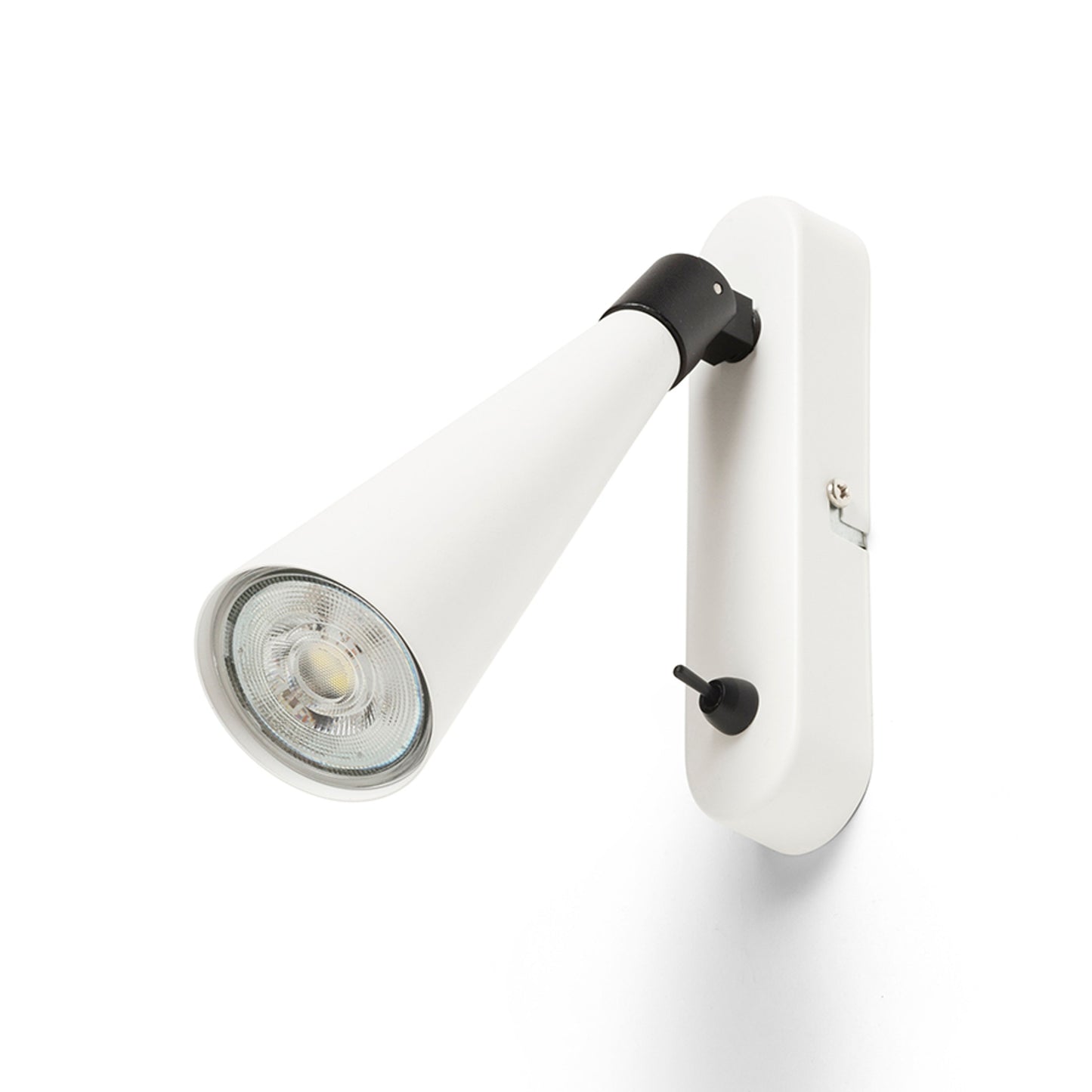 RENDL spotlight ALEXIS wall white/black 230V LED GU10 5W R14465 4