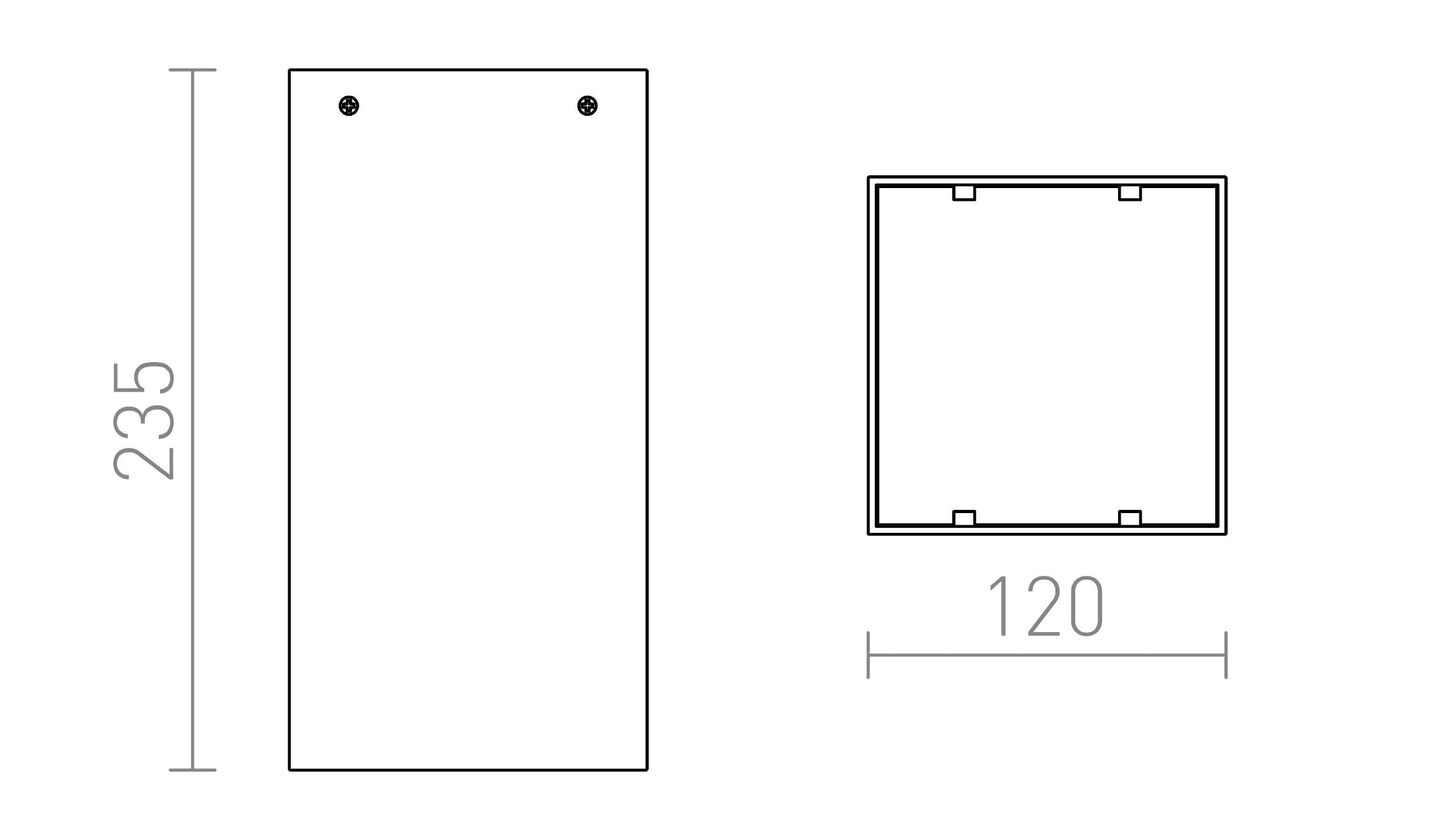 MEA PĂTRAT - Product sketch