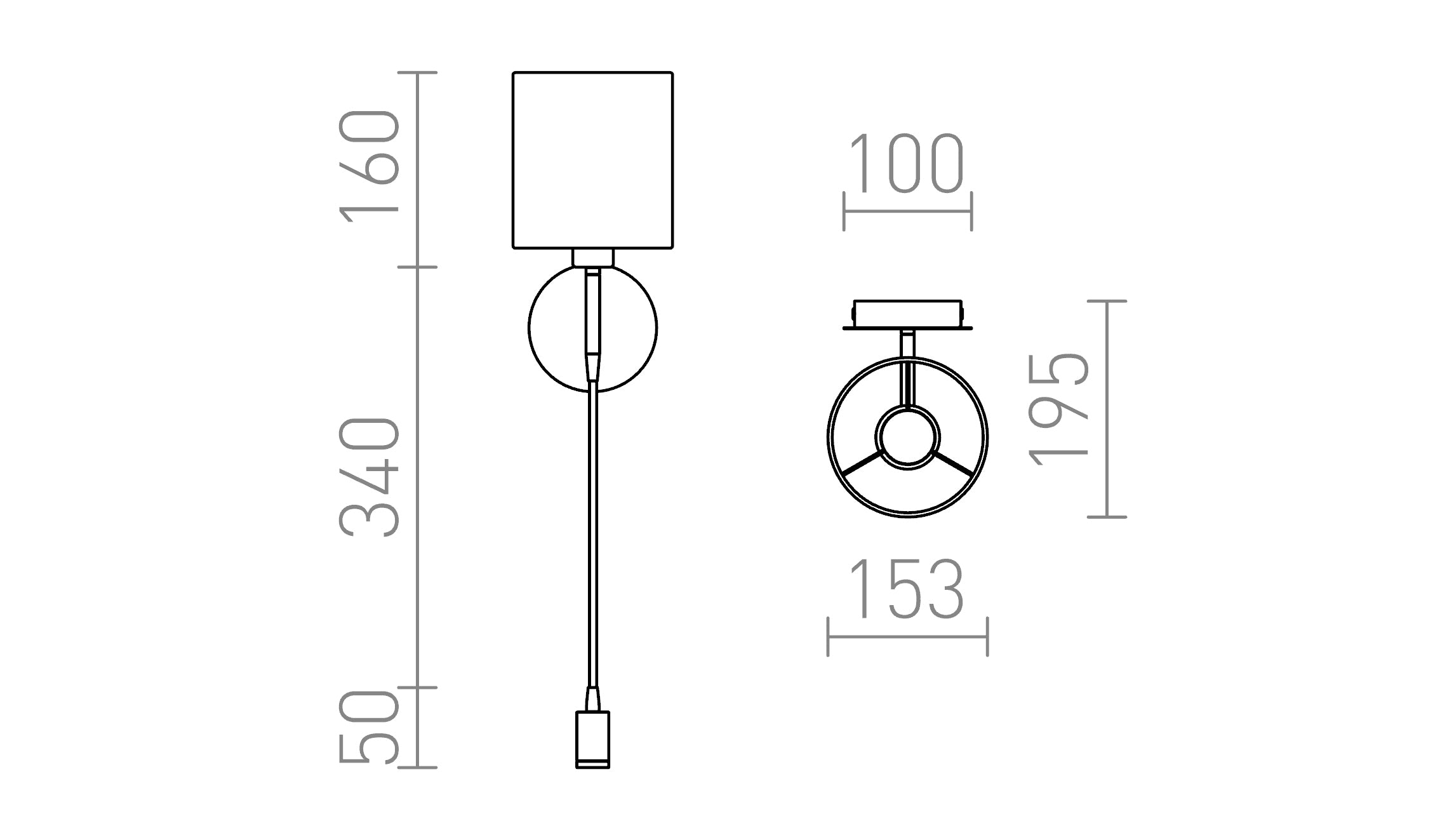 VERSA E 27+LED - Product sketch