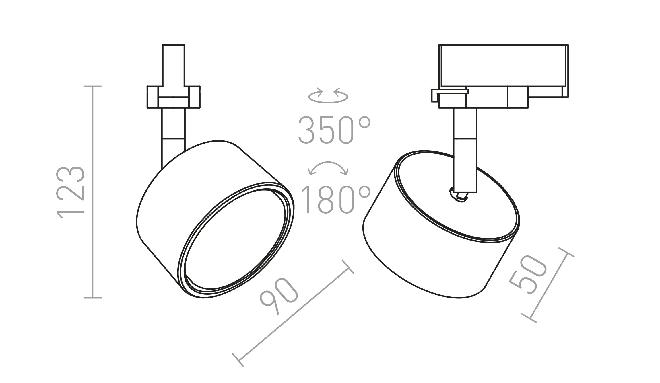 PIXIE PENTRU ȘINĂ CU TREI CIRCUITE - Product sketch